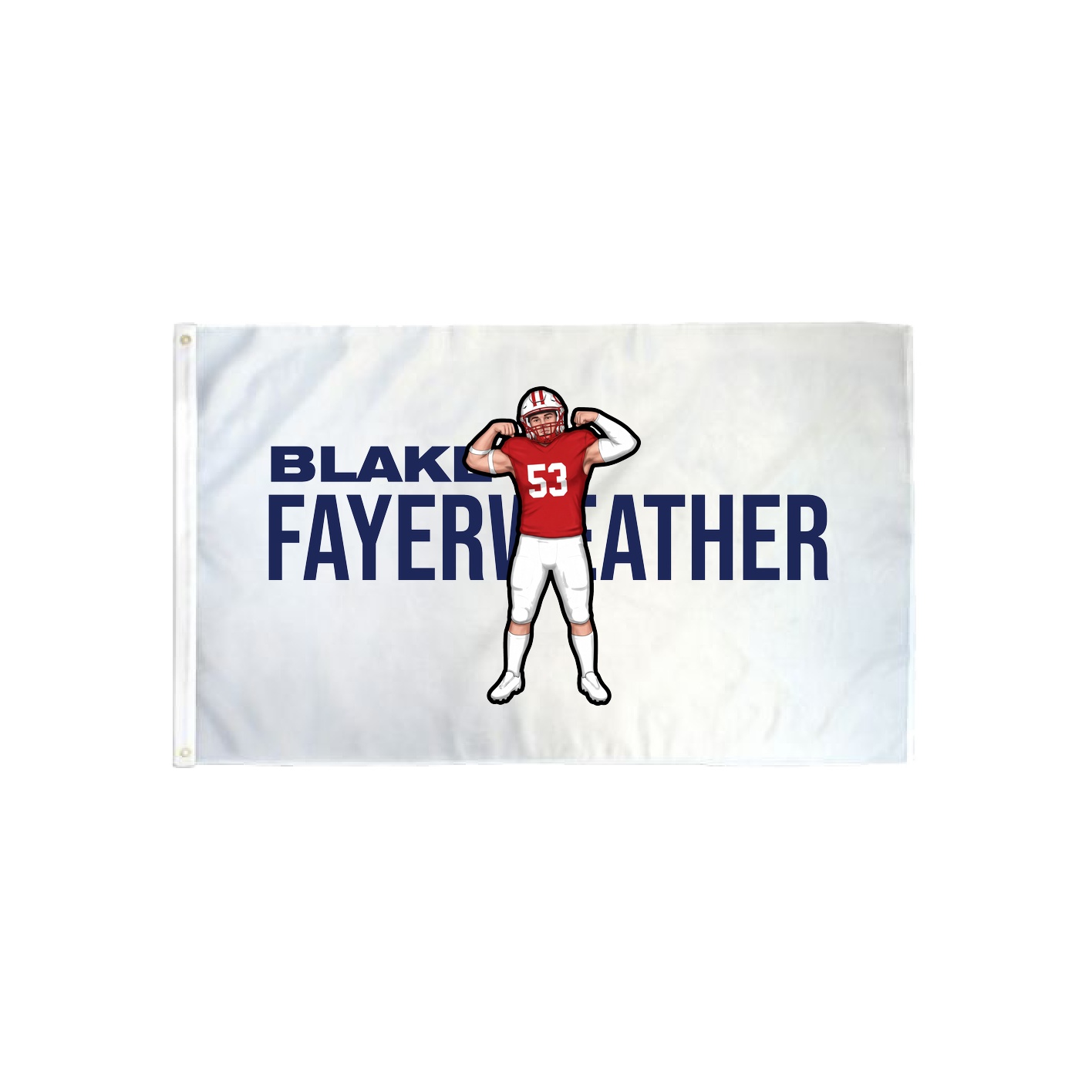 3x5 Flag — Player Name in Classic