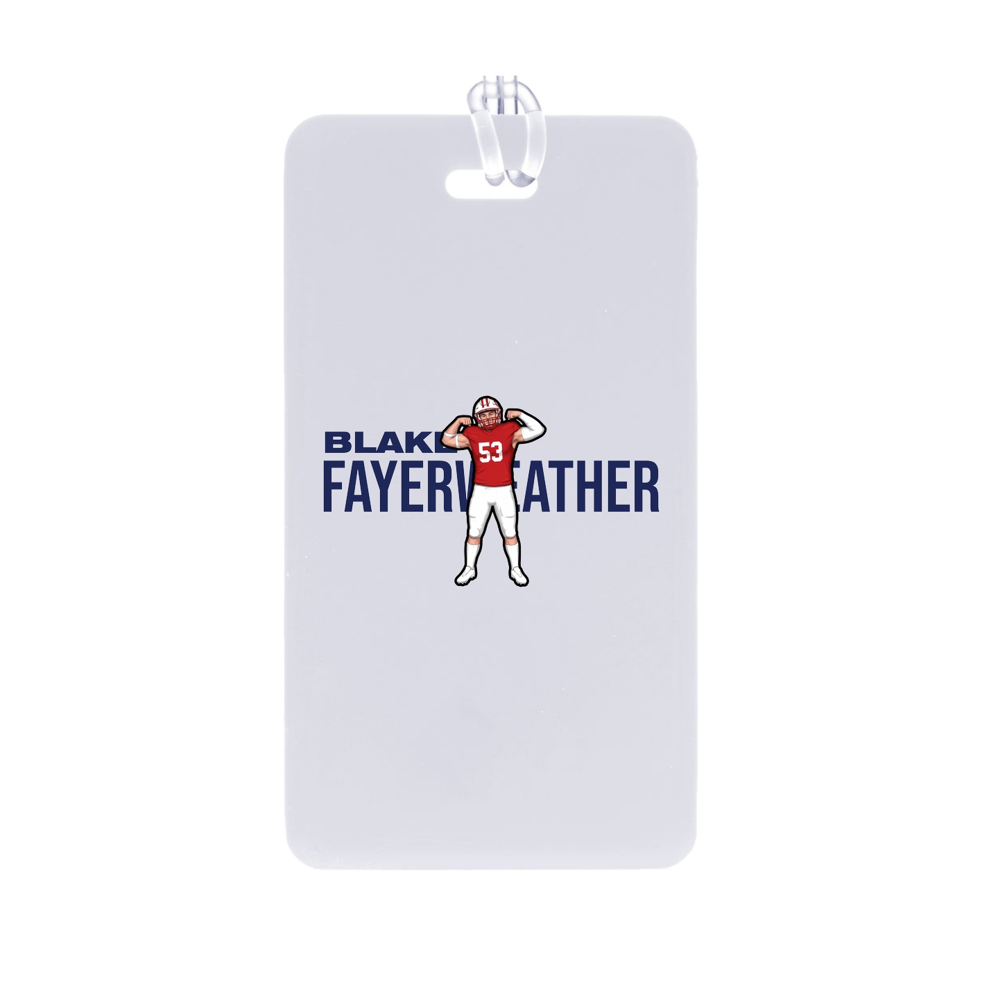 Bag Tag — Player Name in Classic