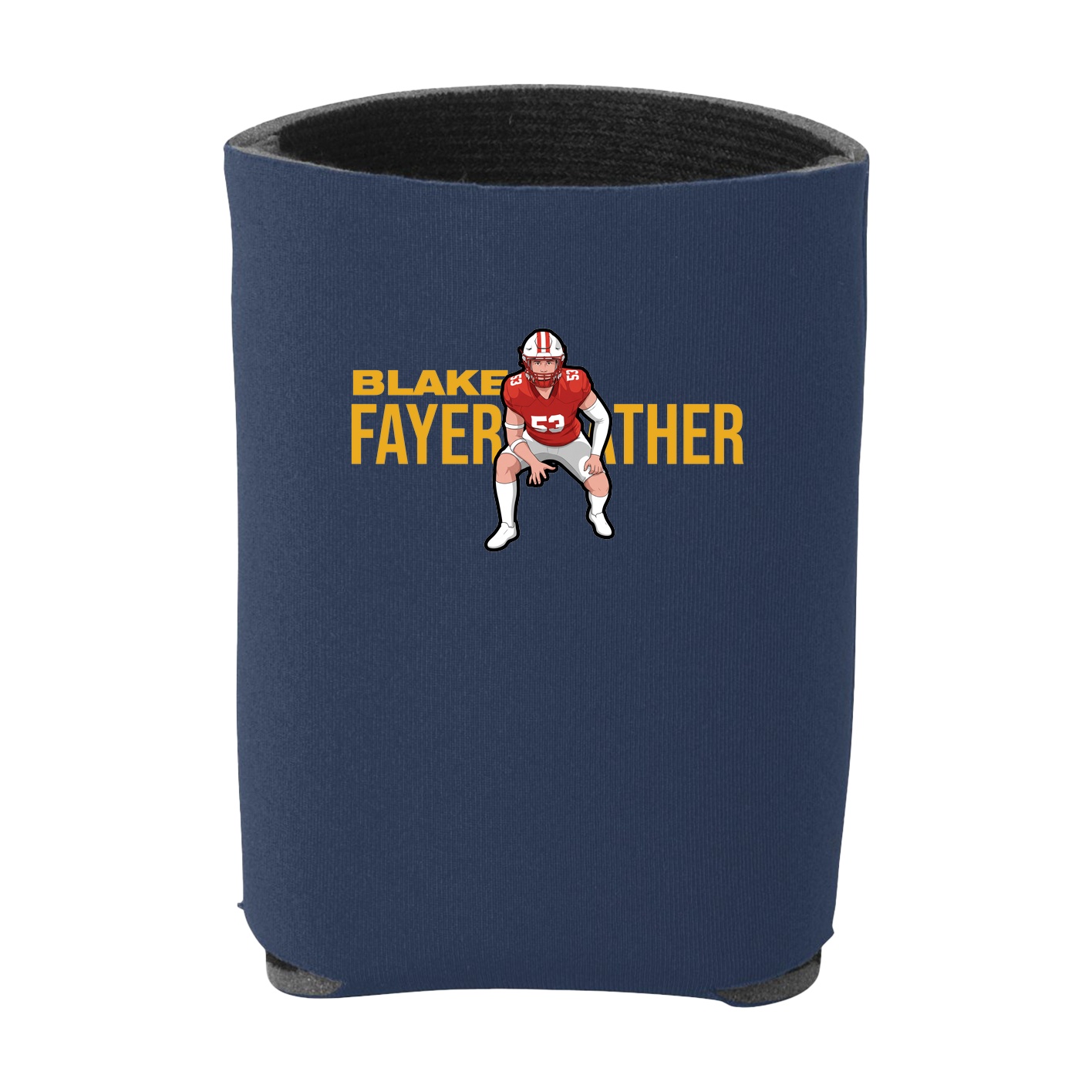 Can Holder — Player Name in Navy