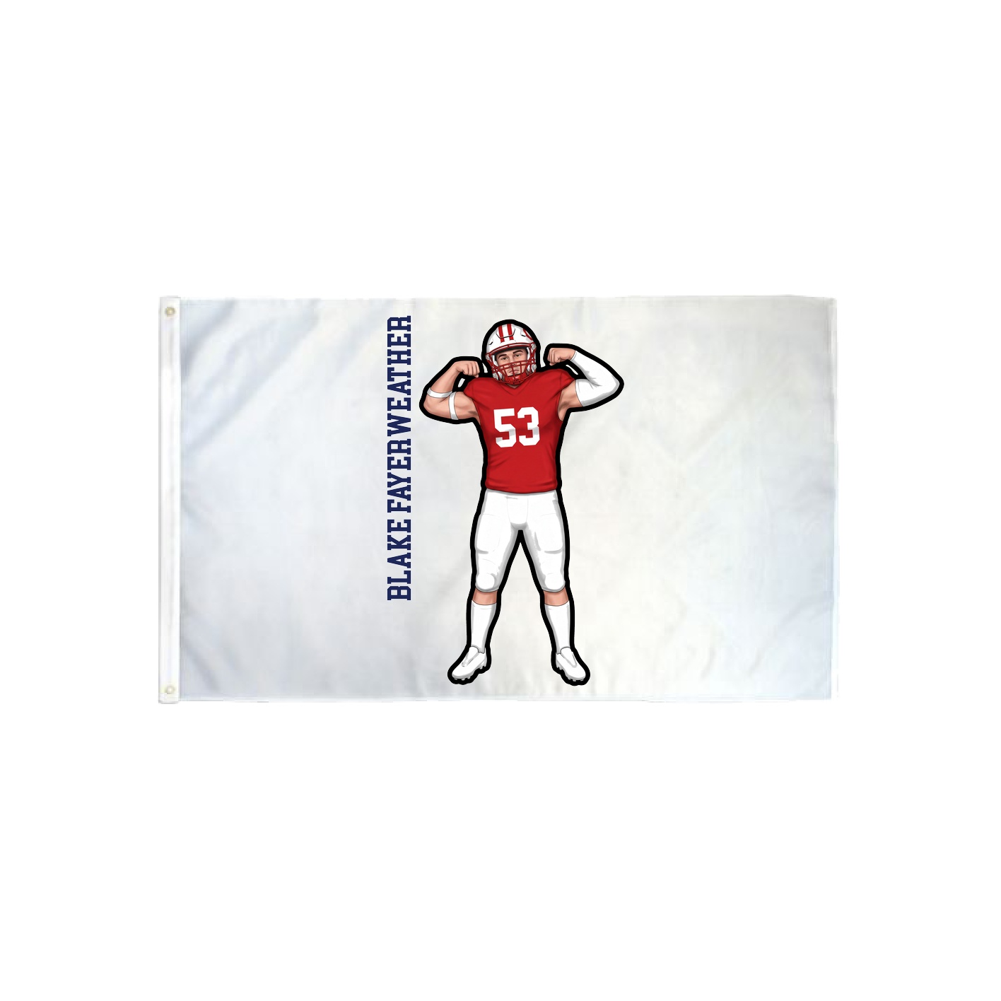 3x5 Flag — Name Vertical in Classic