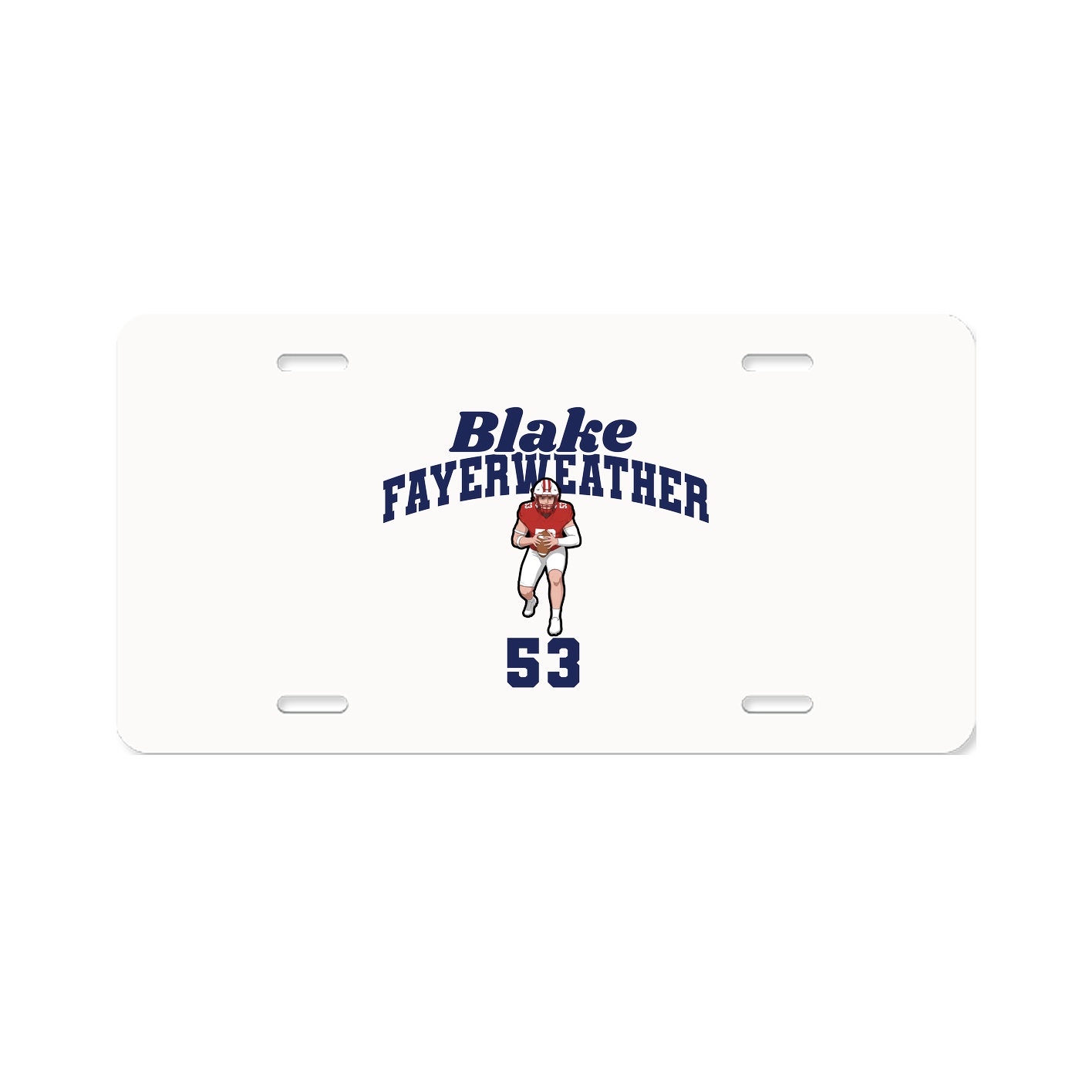 License Plate — Signature Arch in Classic
