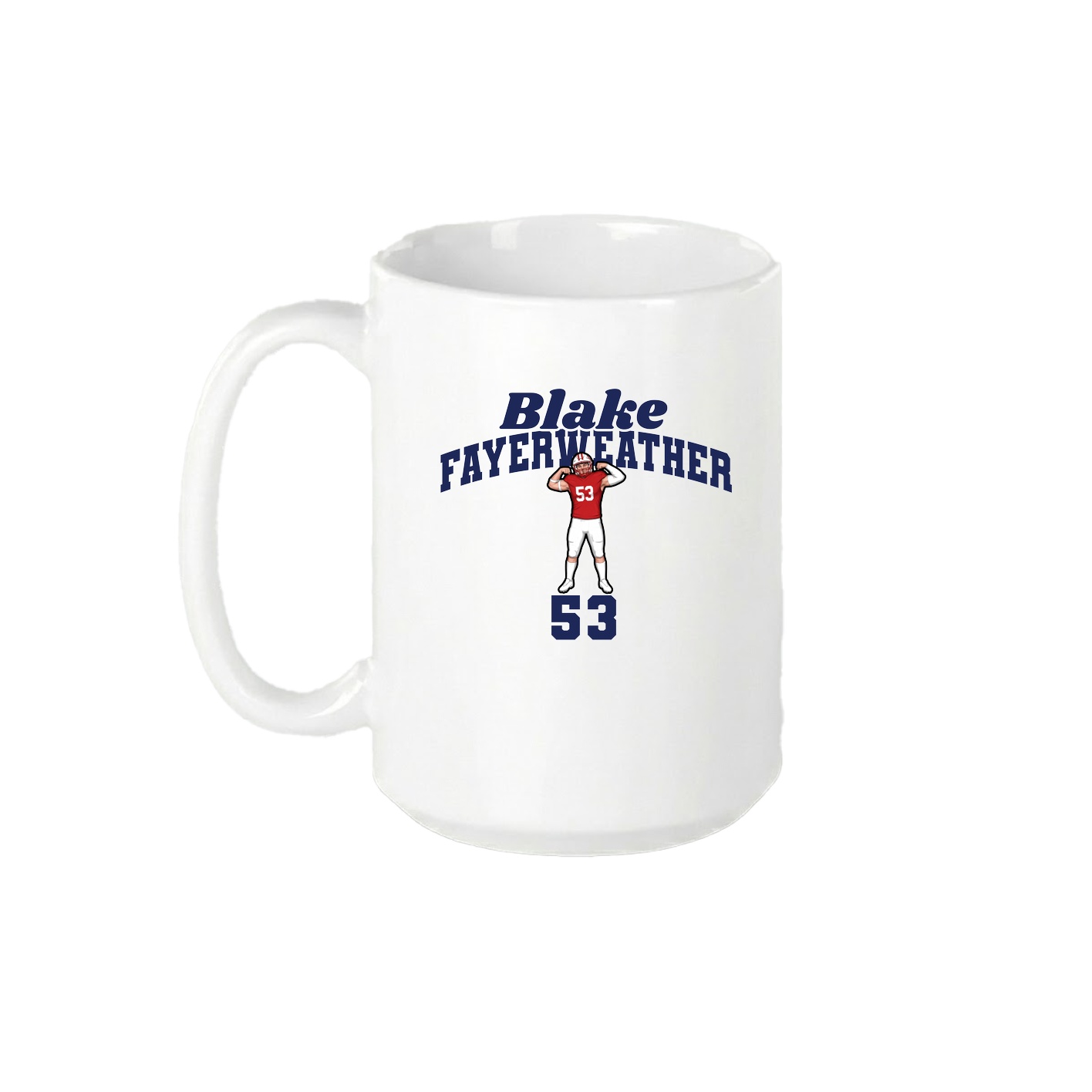 15oz Coffee Mug — Signature Arch in White