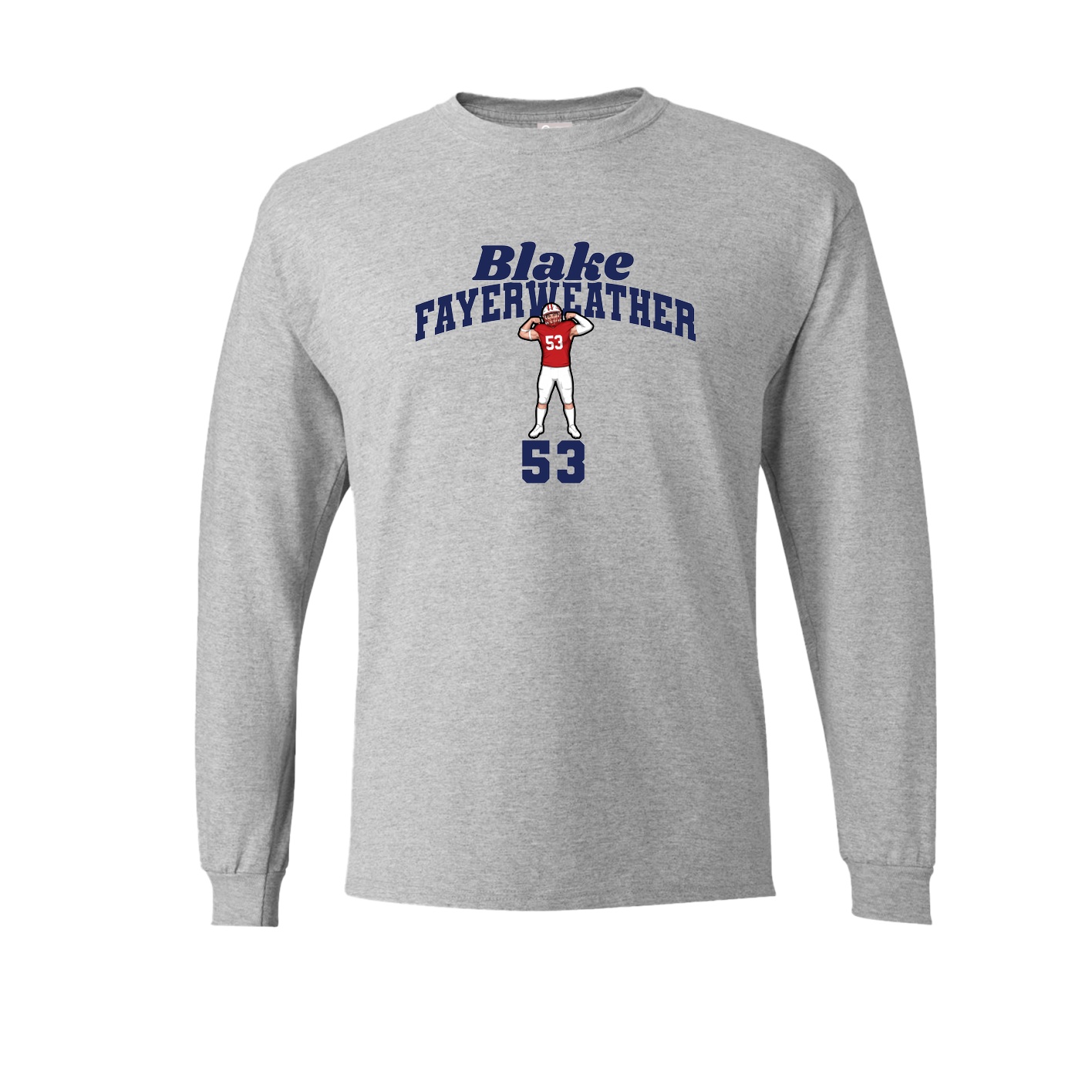 Long Sleeve Tee — Signature Arch in Grey