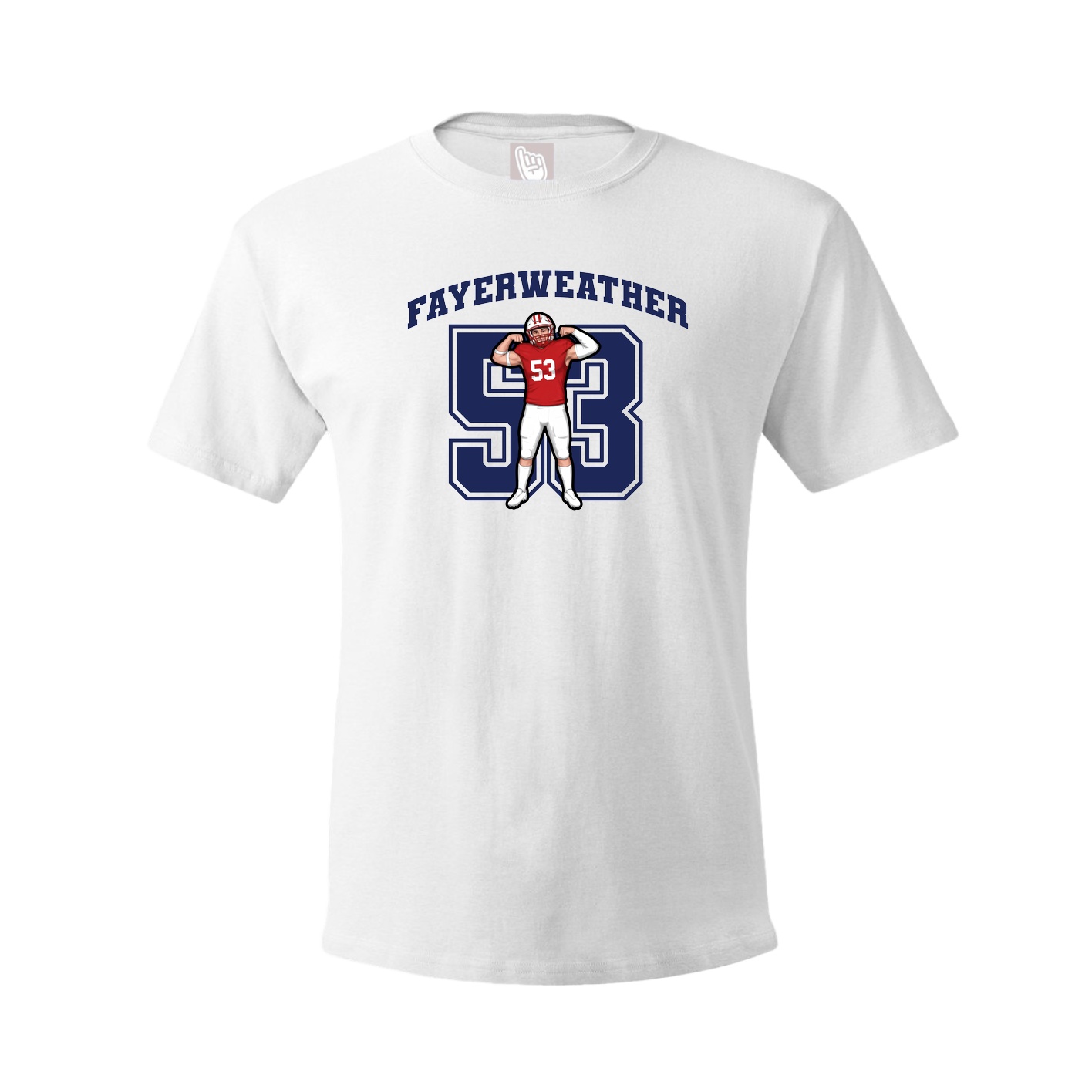 Tee — Number in White