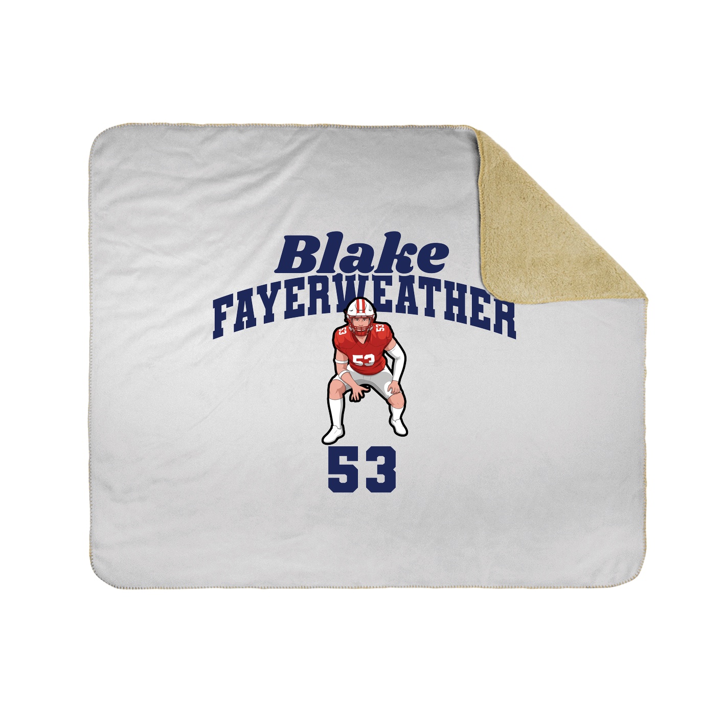 Throw Blanket — Signature Arch in White