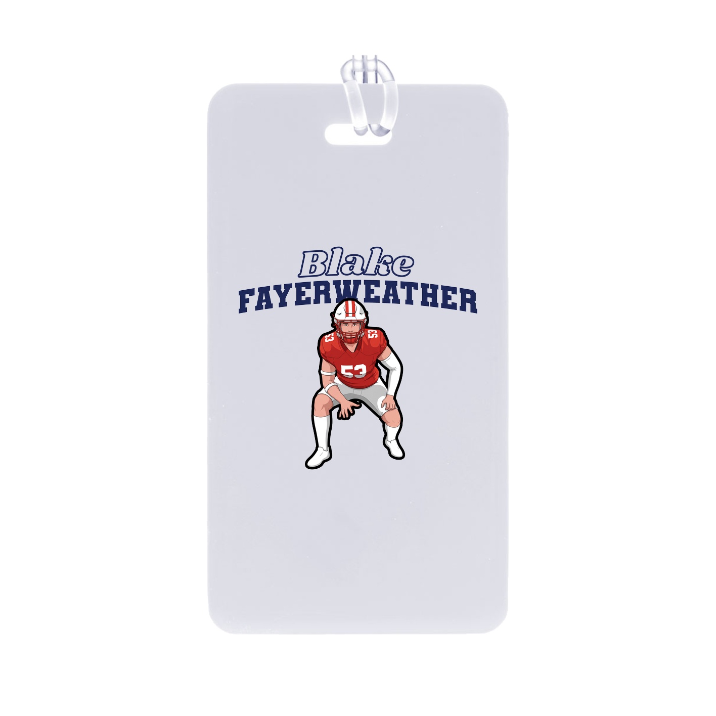 Bag Tag — Name Arch in Classic