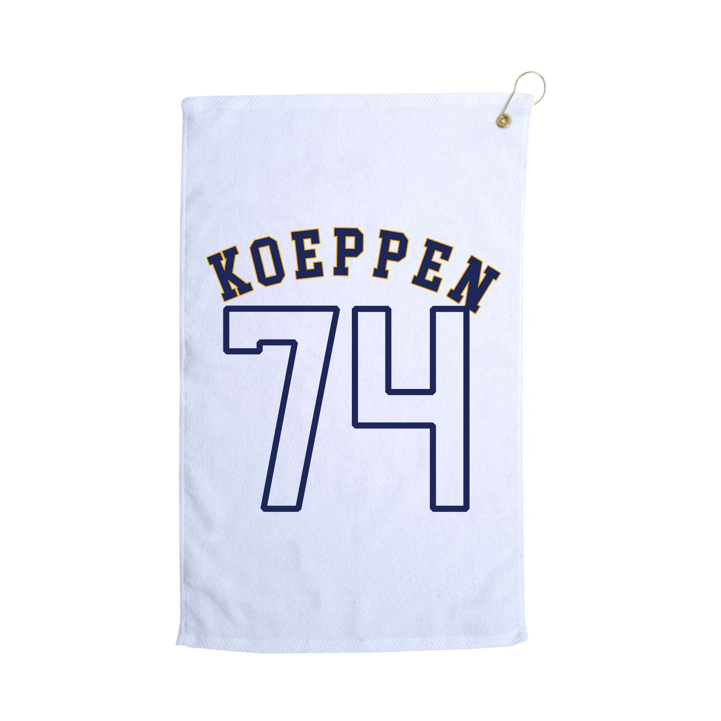 Golf Towel — Shirsey Arch in White