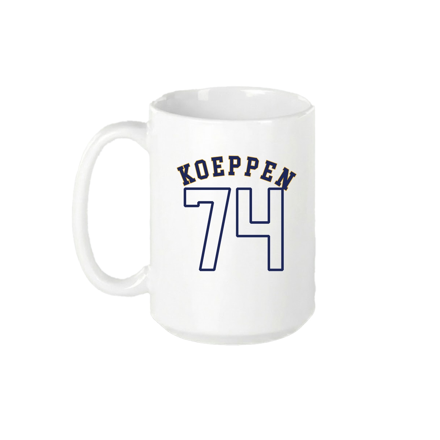 15oz Coffee Mug — Shirsey Arch in White