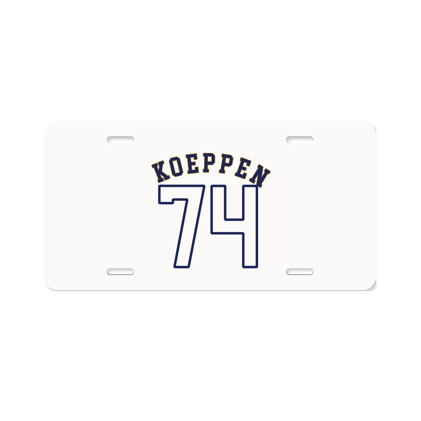 License Plate — Shirsey Arch in Classic