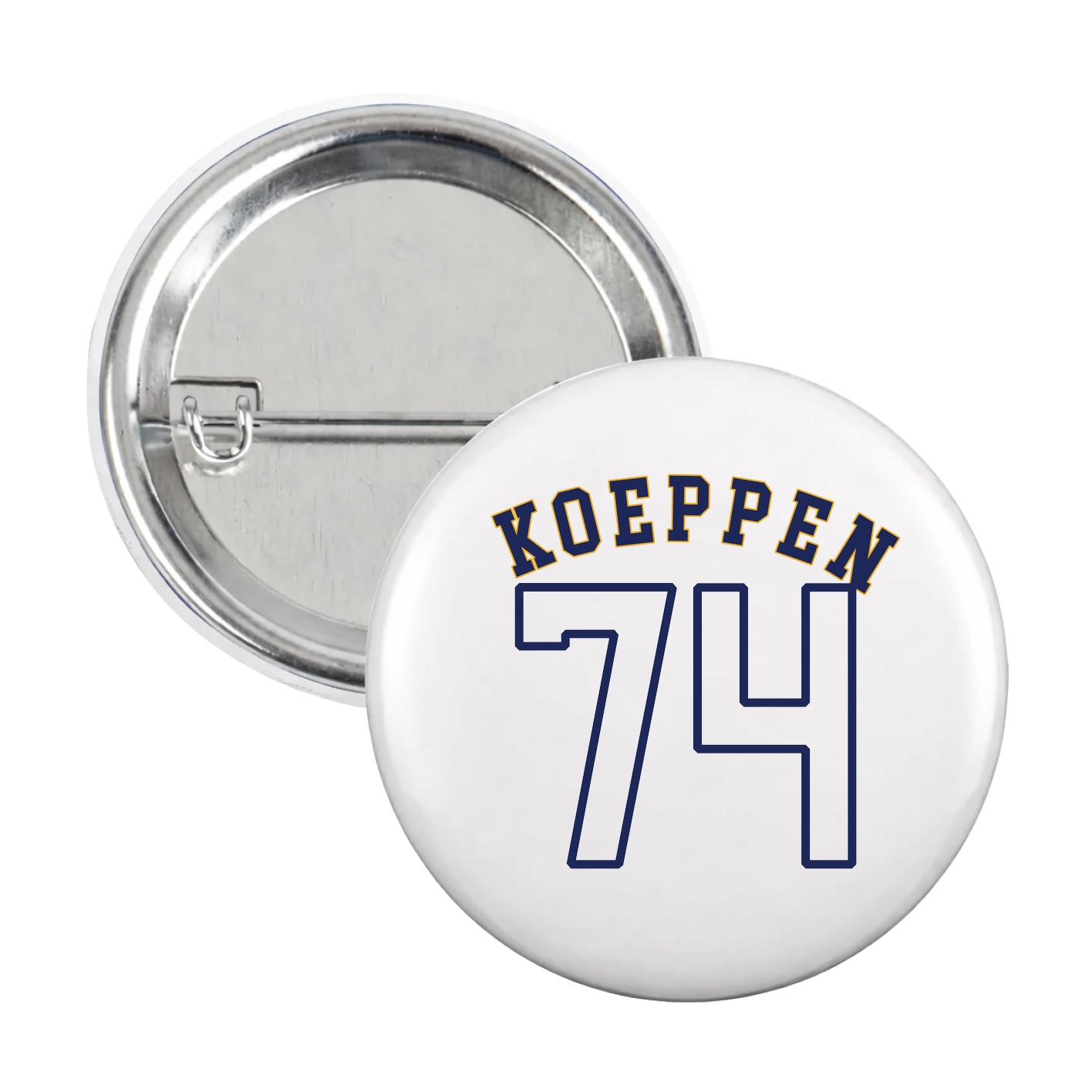 Game Day Button — Shirsey Arch in White