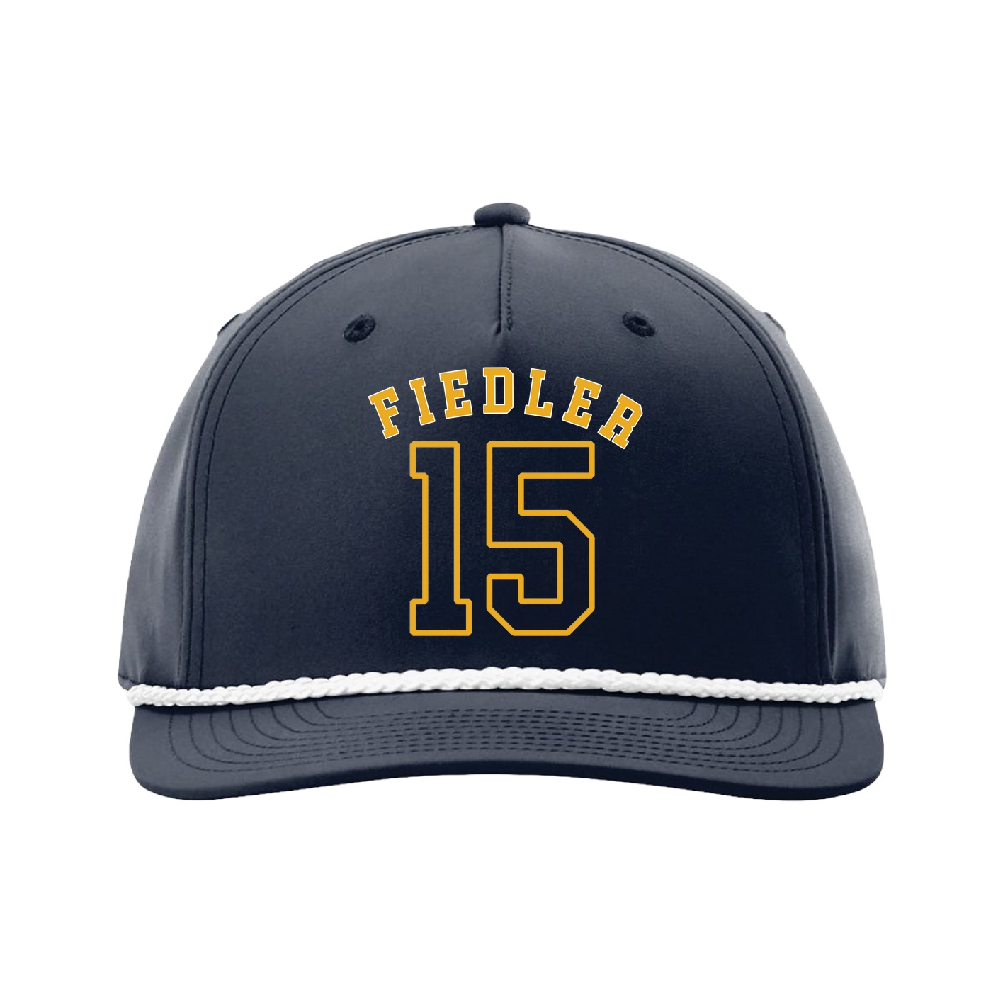 Five-Panel Classic Rope Cap — Shirsey Arch in Navy