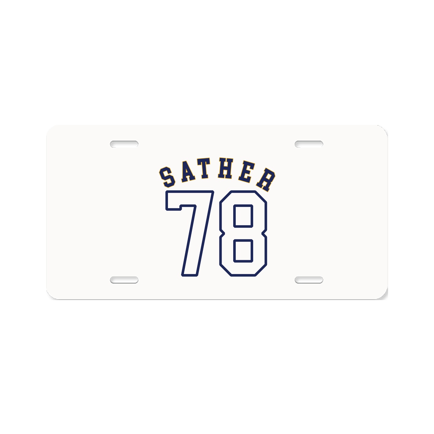 License Plate — Shirsey Arch in Classic