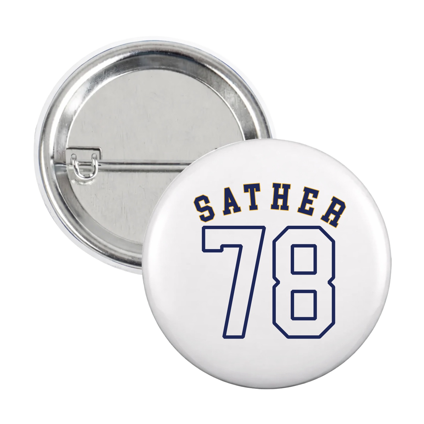 Game Day Button — Shirsey Arch in White