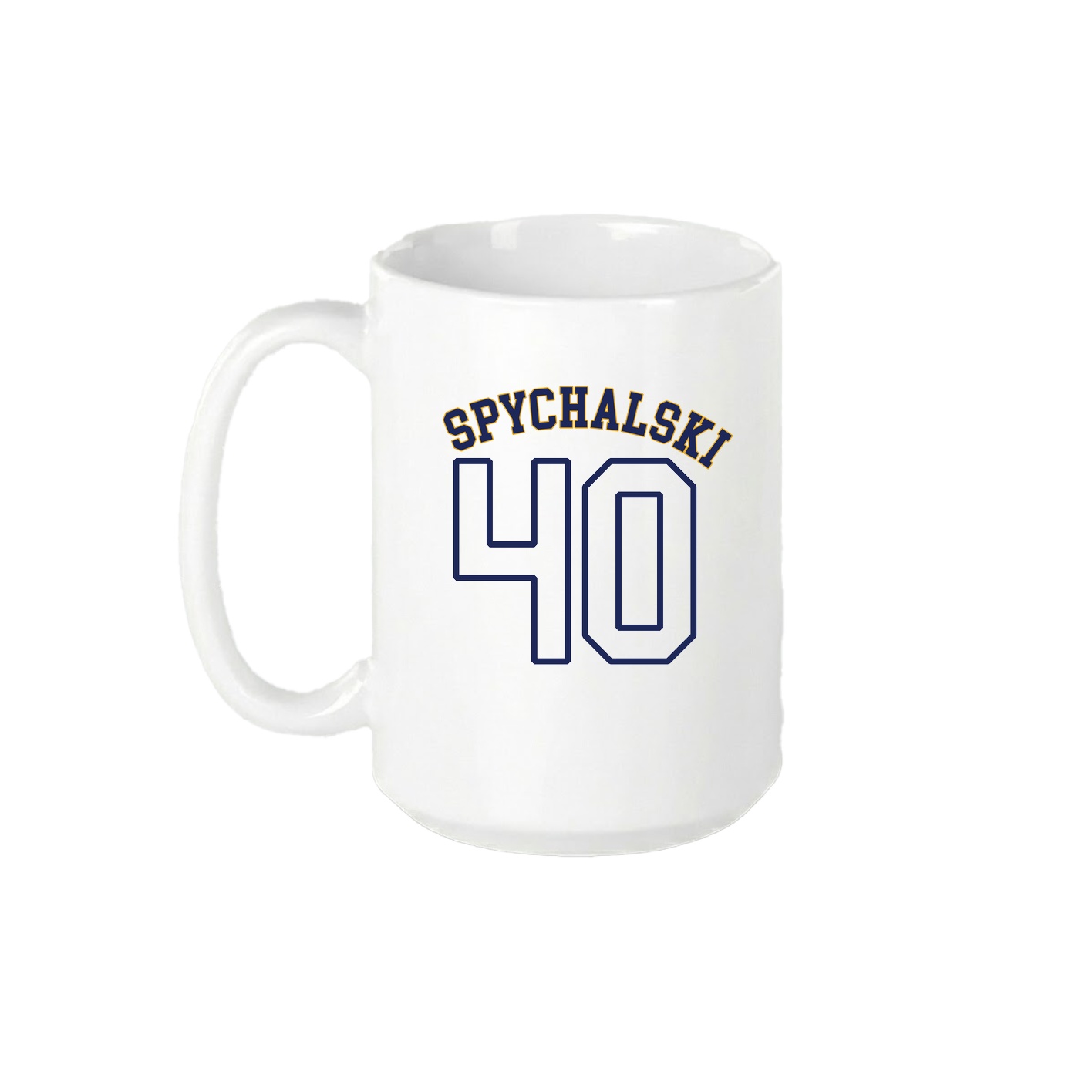 15oz Coffee Mug — Shirsey Arch in White