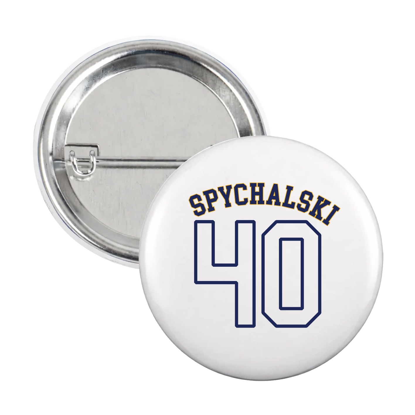 Game Day Button — Shirsey Arch in White