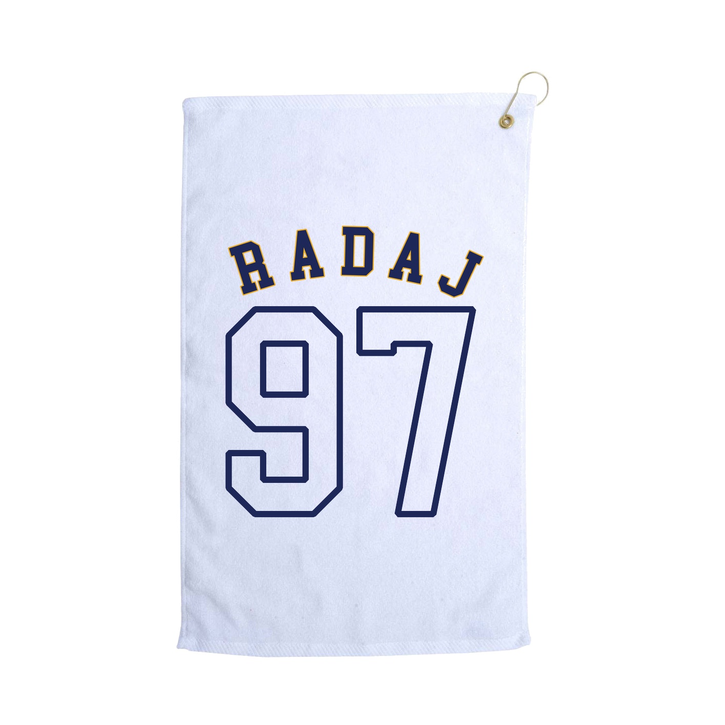 Golf Towel — Shirsey Arch in White
