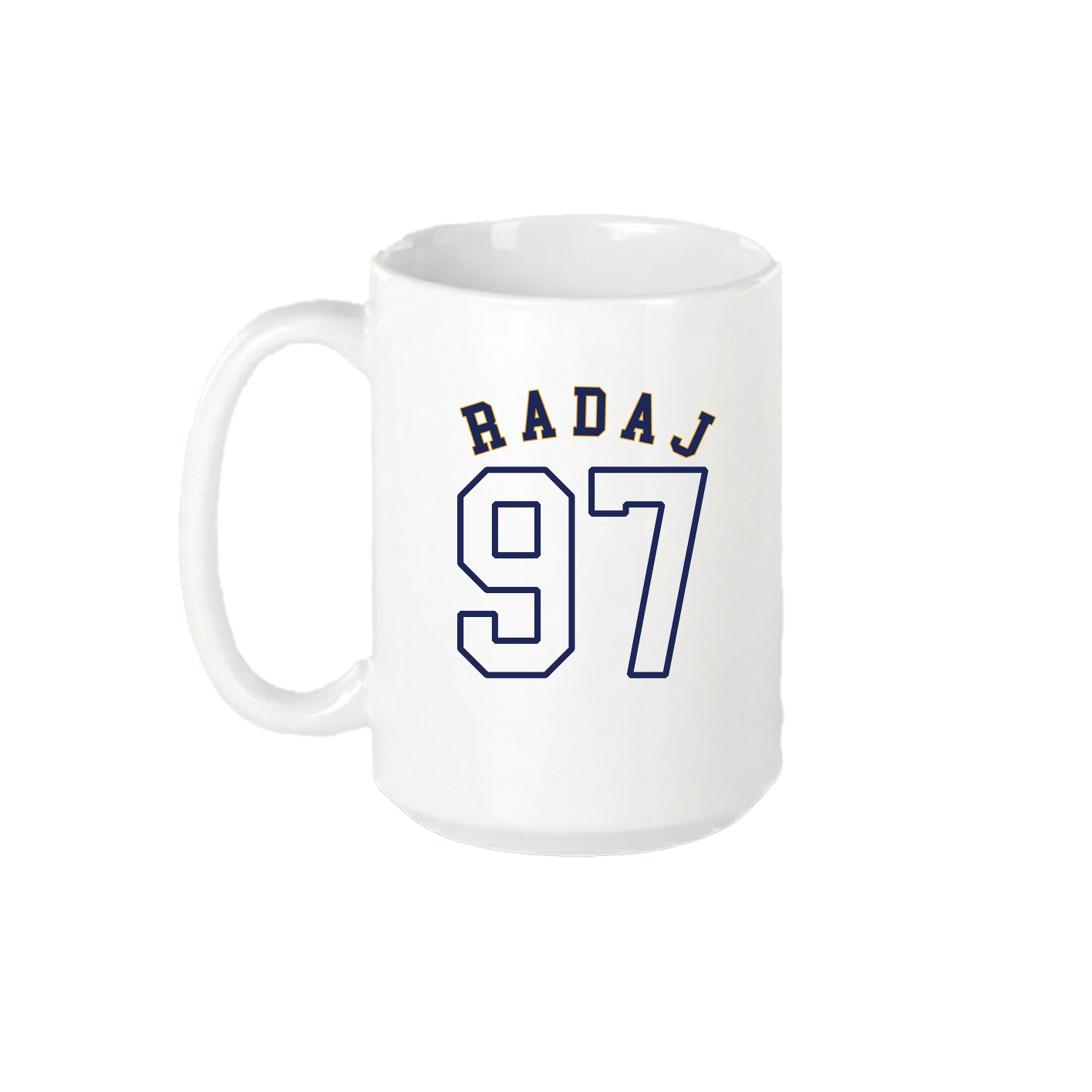15oz Coffee Mug — Shirsey Arch in White