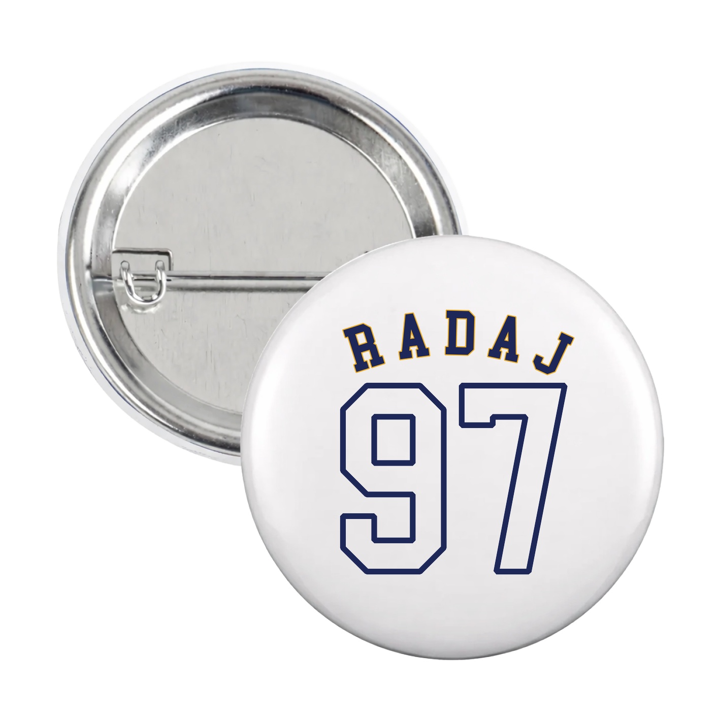 Game Day Button — Shirsey Arch in White