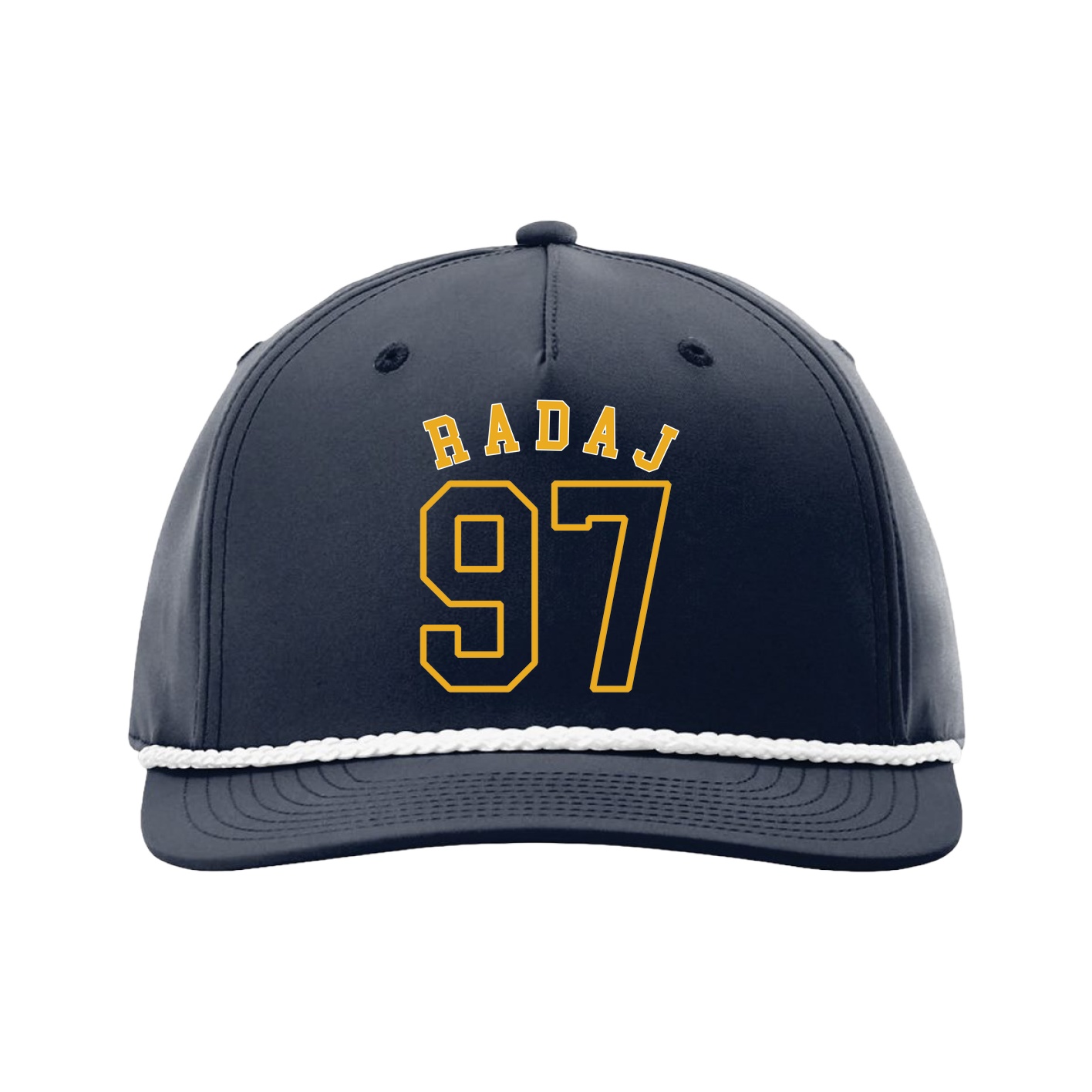 Five-Panel Classic Rope Cap — Shirsey Arch in Navy