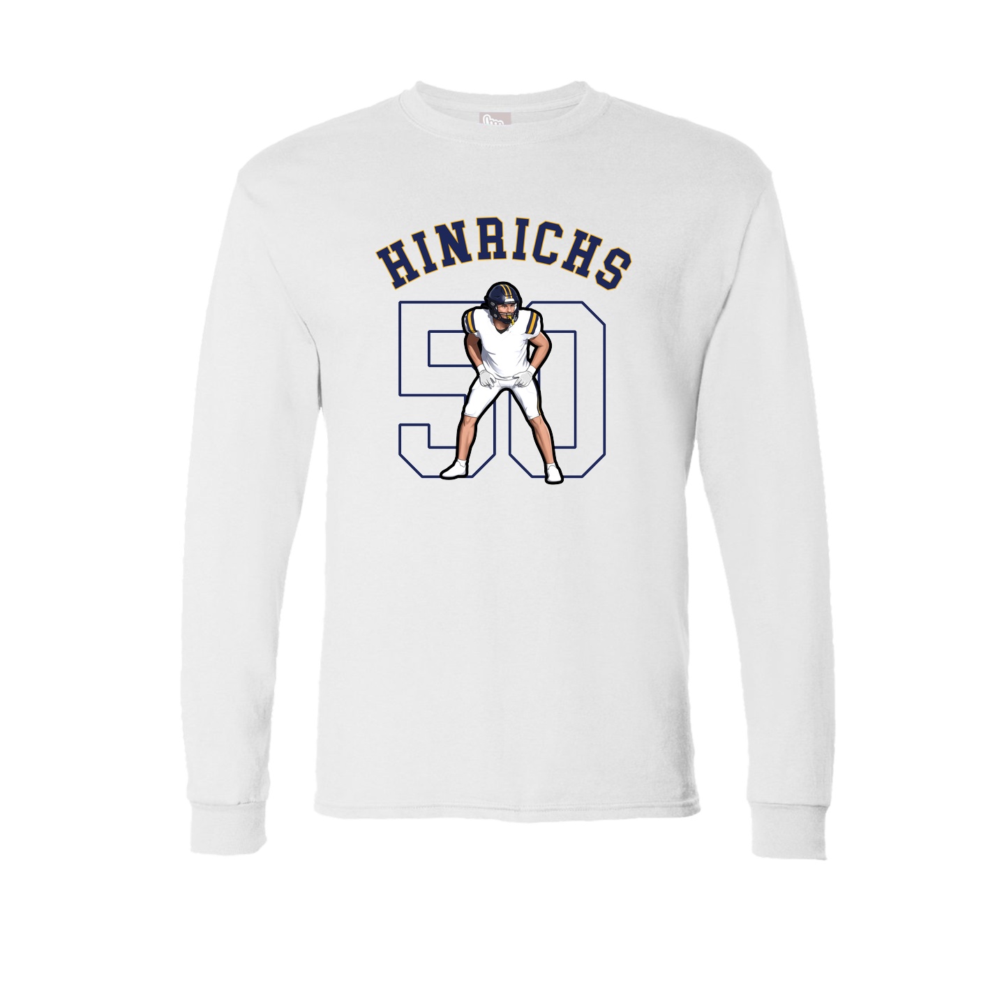 Long Sleeve Tee — Shirsey Arch in White