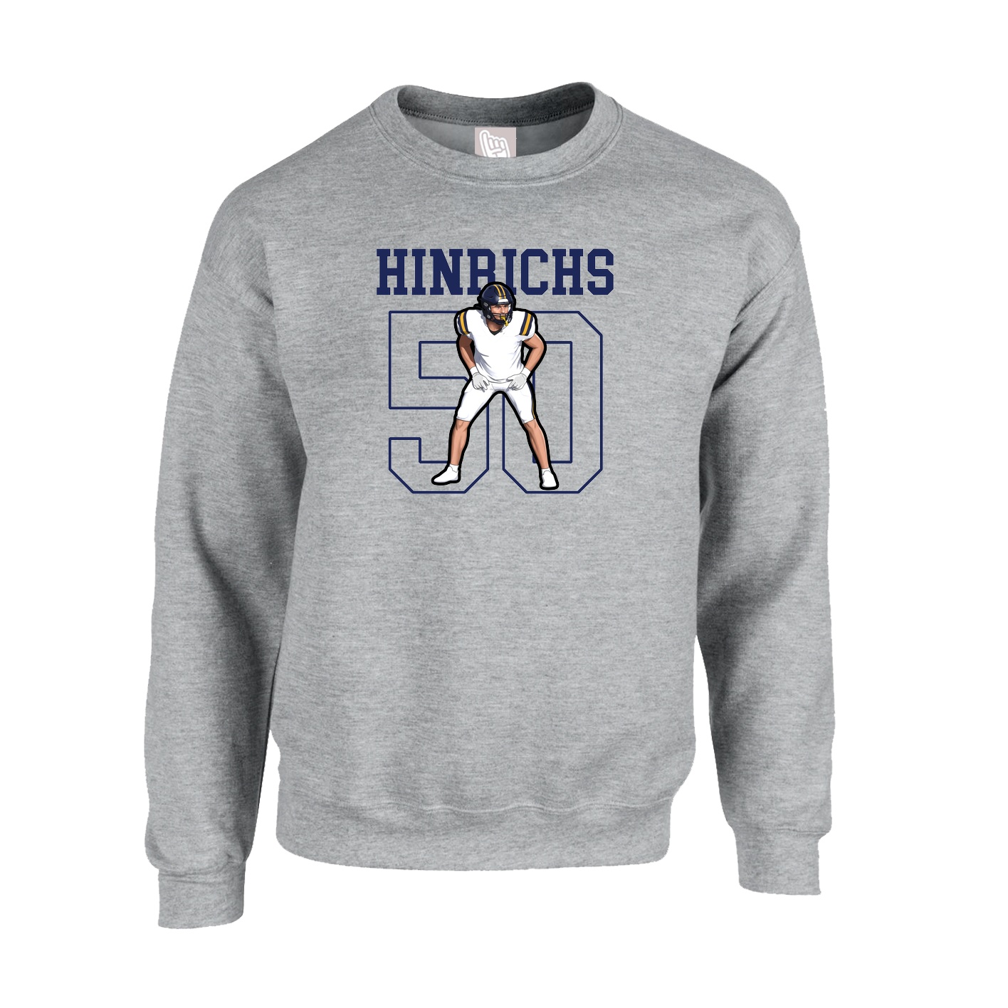 Fleece Crew — Shirsey in Grey