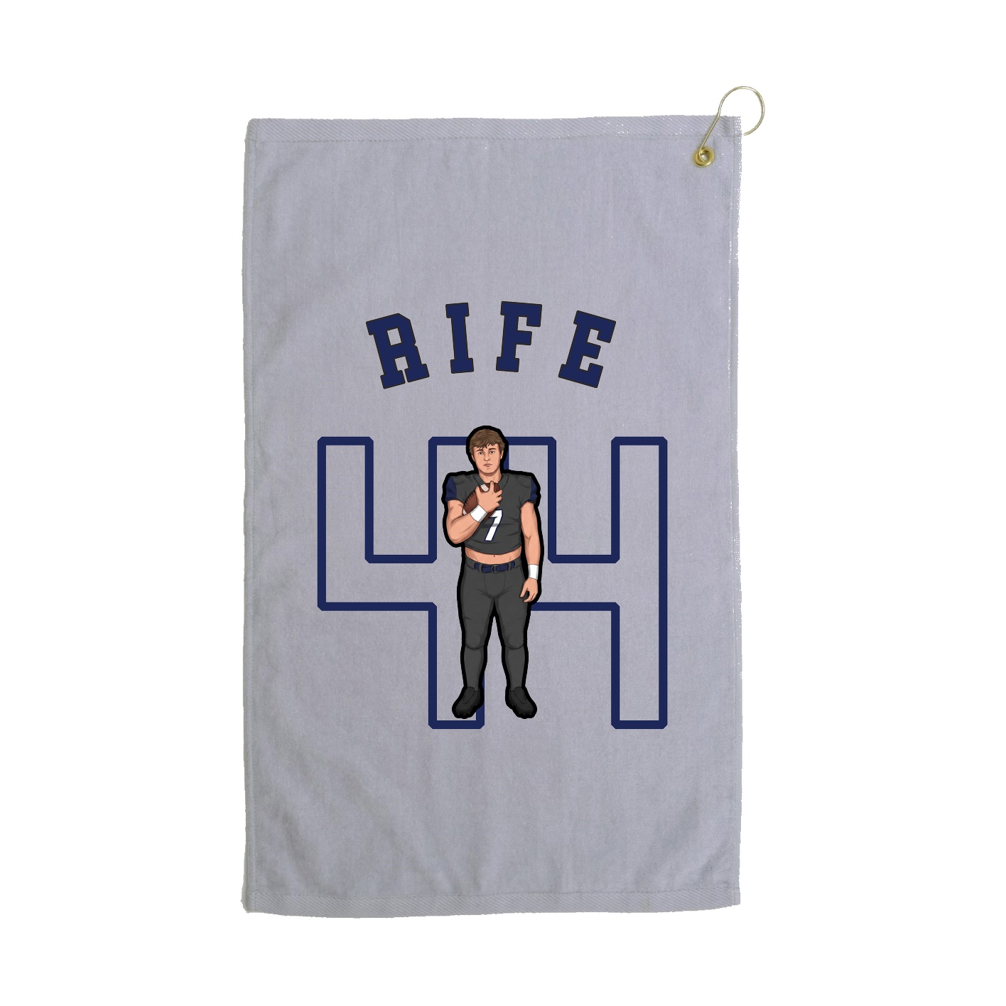 Golf Towel — Shirsey Arch in Grey