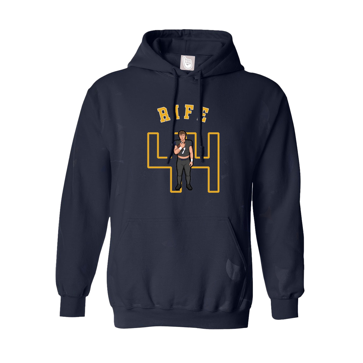 Youth Hoodie — Shirsey Arch in Navy