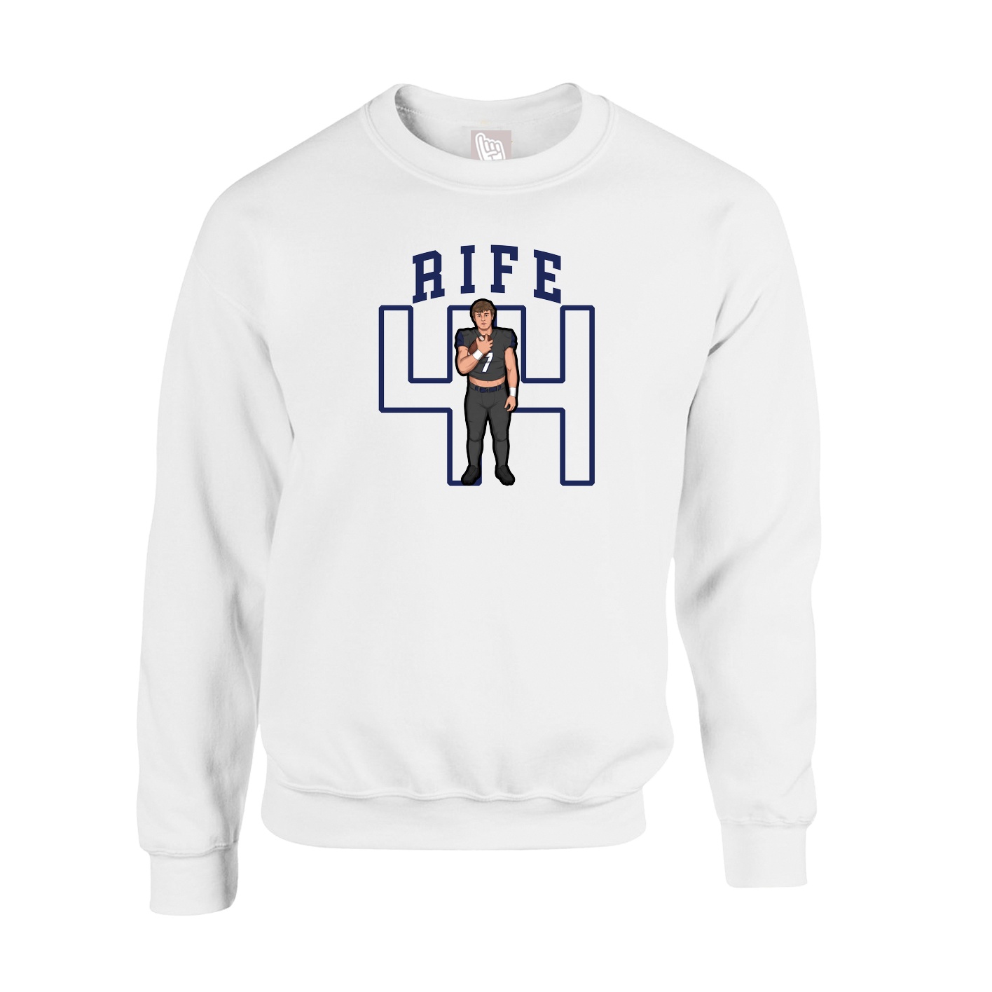 Fleece Crew — Shirsey in White