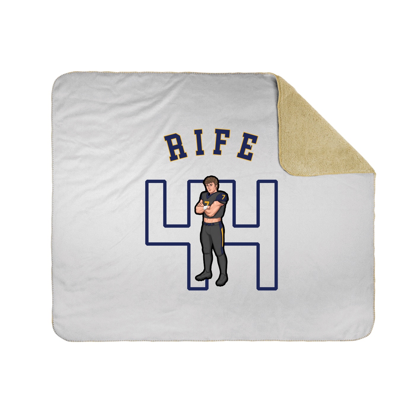 Throw Blanket — Shirsey Arch in White
