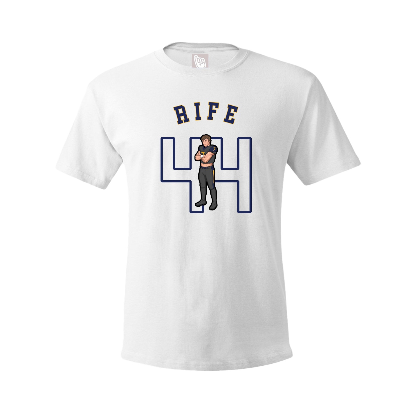 Tee — Shirsey Arch in White