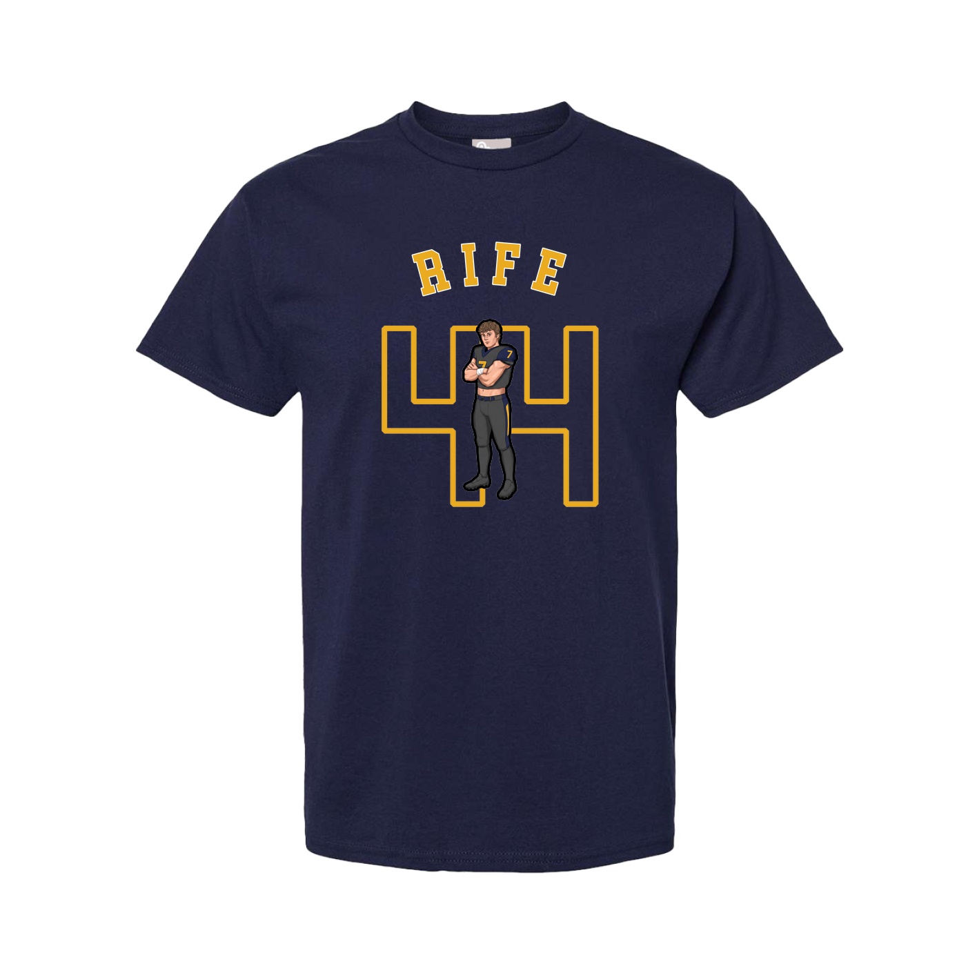 Youth Tee — Shirsey Arch in Navy