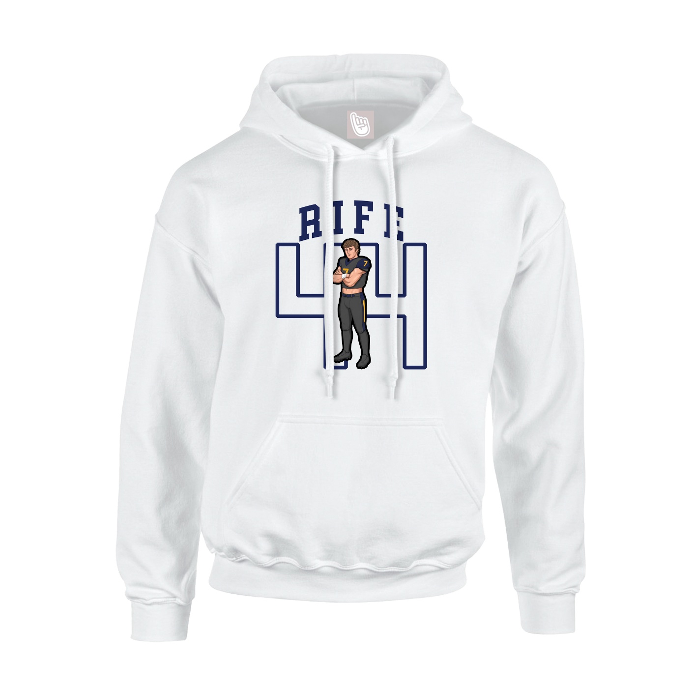 Youth Hoodie — Shirsey in White