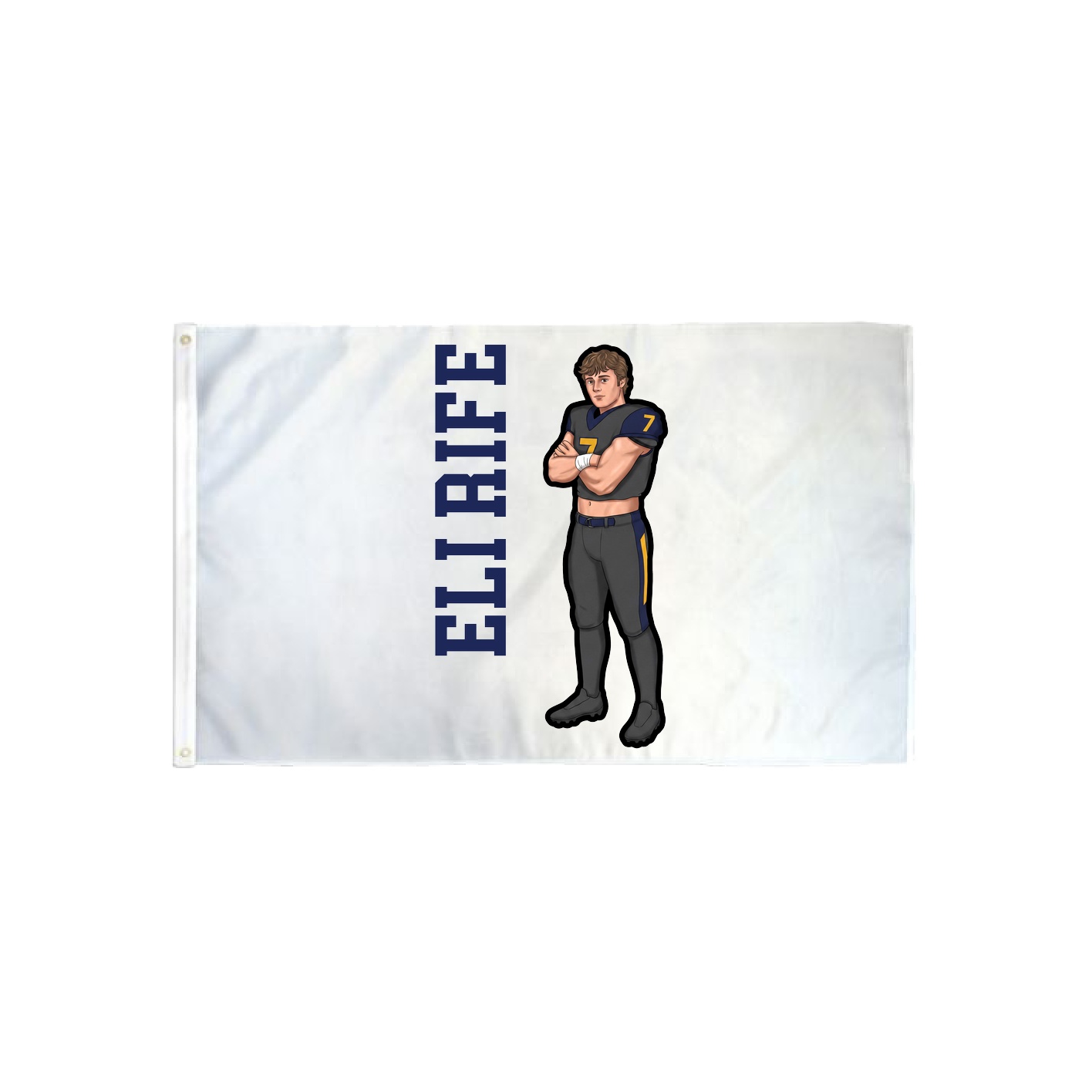 3x5 Flag — Name Vertical in Classic