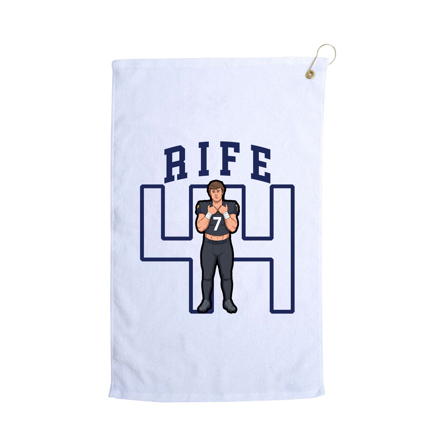 Golf Towel — Shirsey in White
