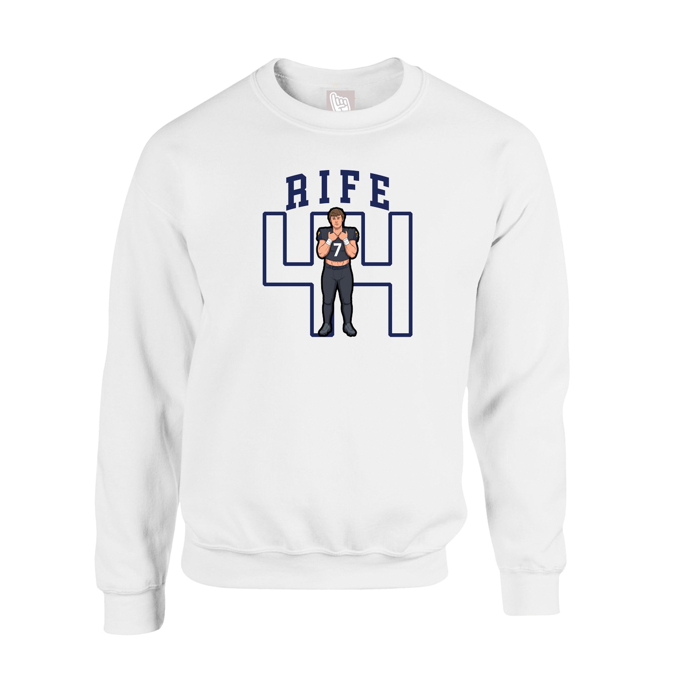 Fleece Crew — Shirsey in White