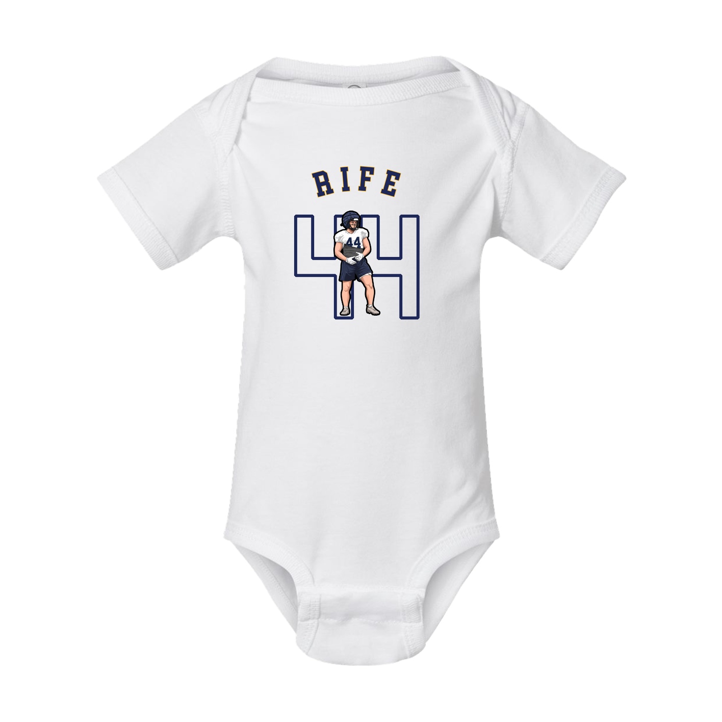 Baby Onesie — Shirsey Arch in White