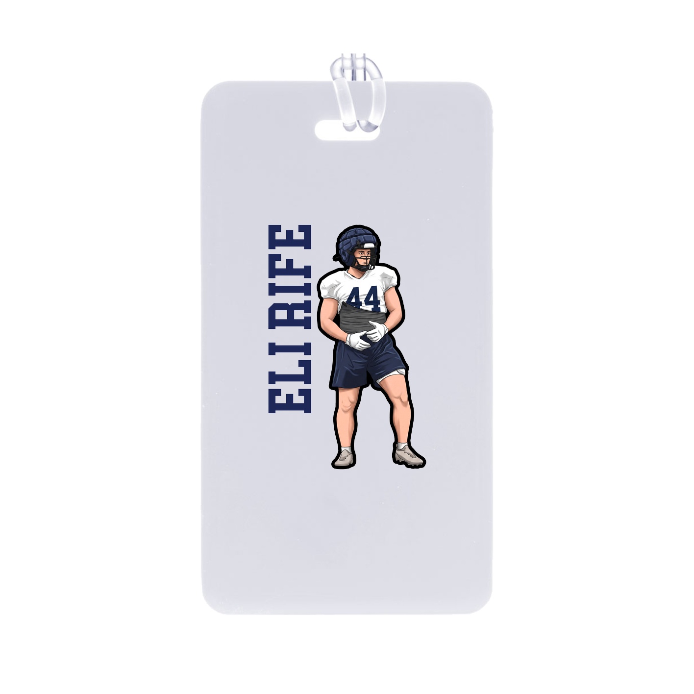 Bag Tag — Name Vertical in Classic