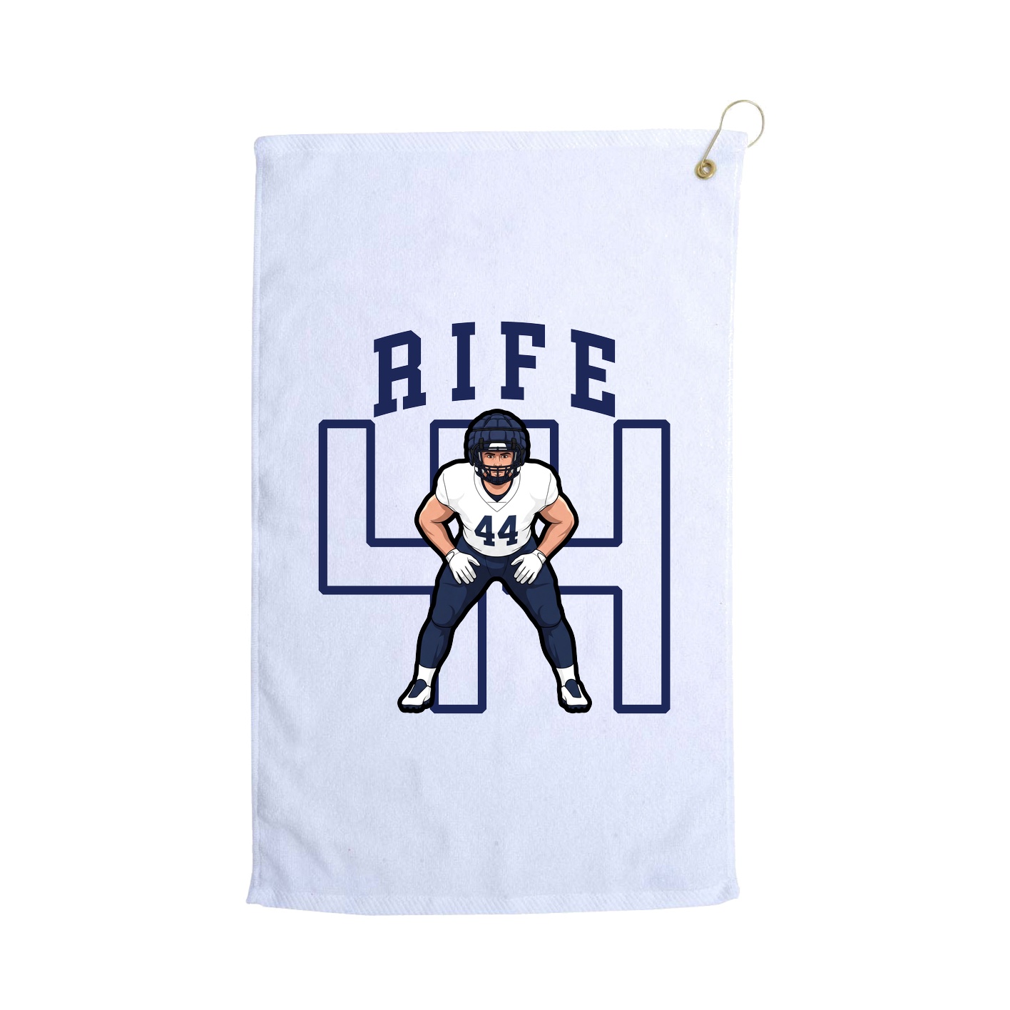 Golf Towel — Shirsey in White