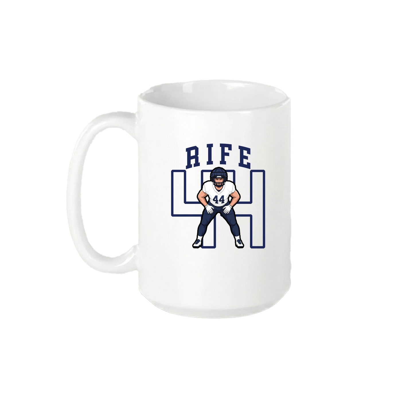 15oz Coffee Mug — Shirsey in White