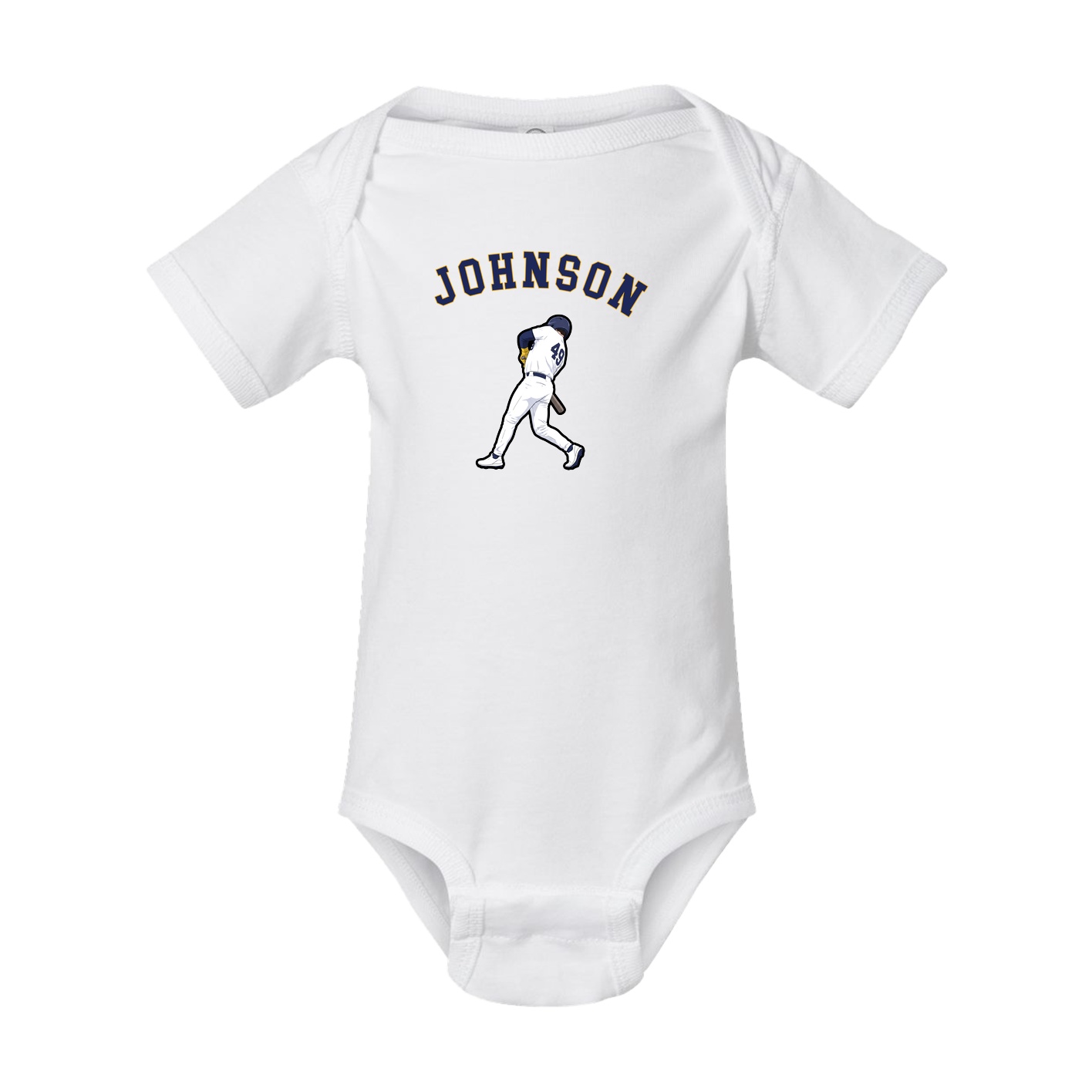 Baby Onesie — Shirsey Arch in White