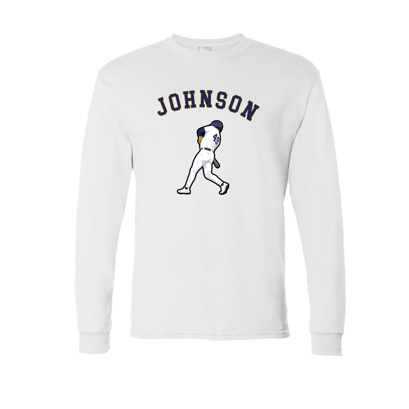 Long Sleeve Tee — Shirsey Arch in White