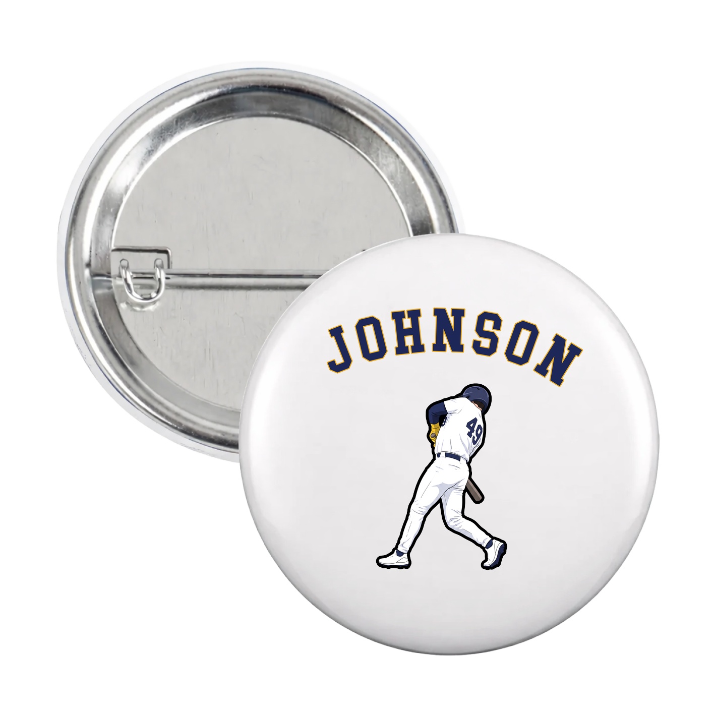 Game Day Button — Shirsey Arch in White