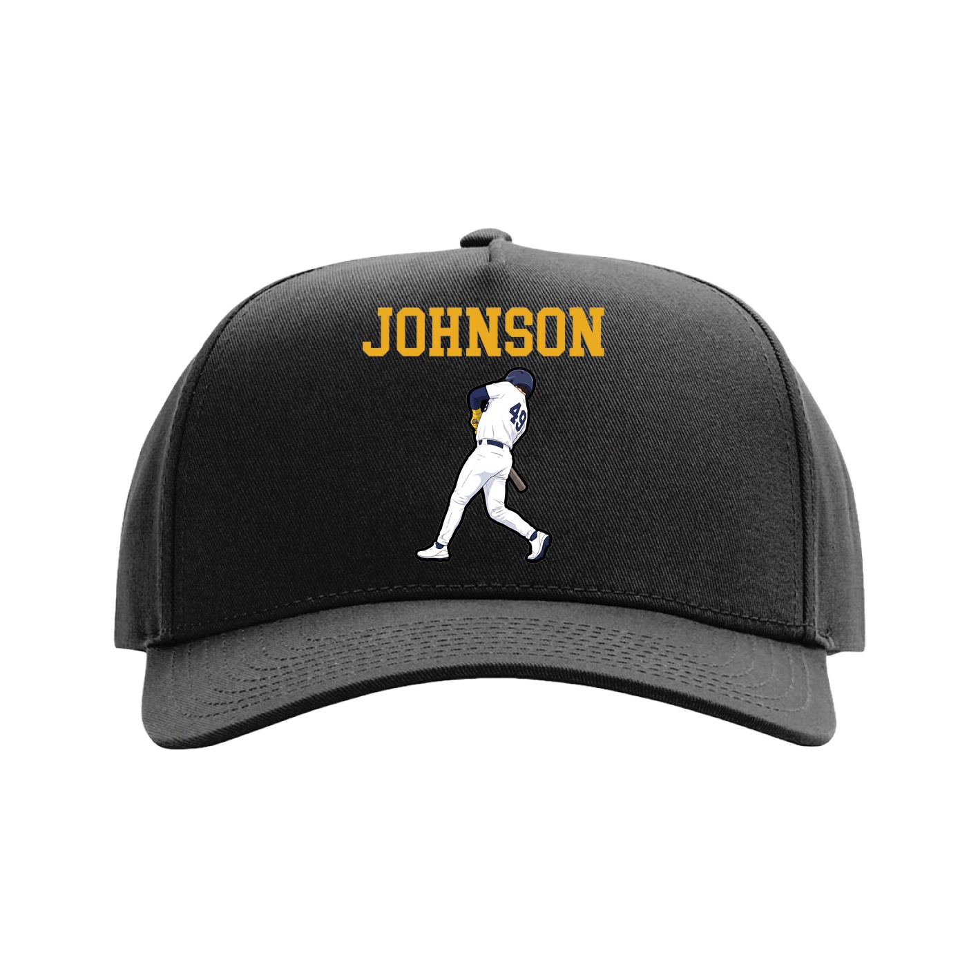 Full Fabric Five-Panel Champ Cap