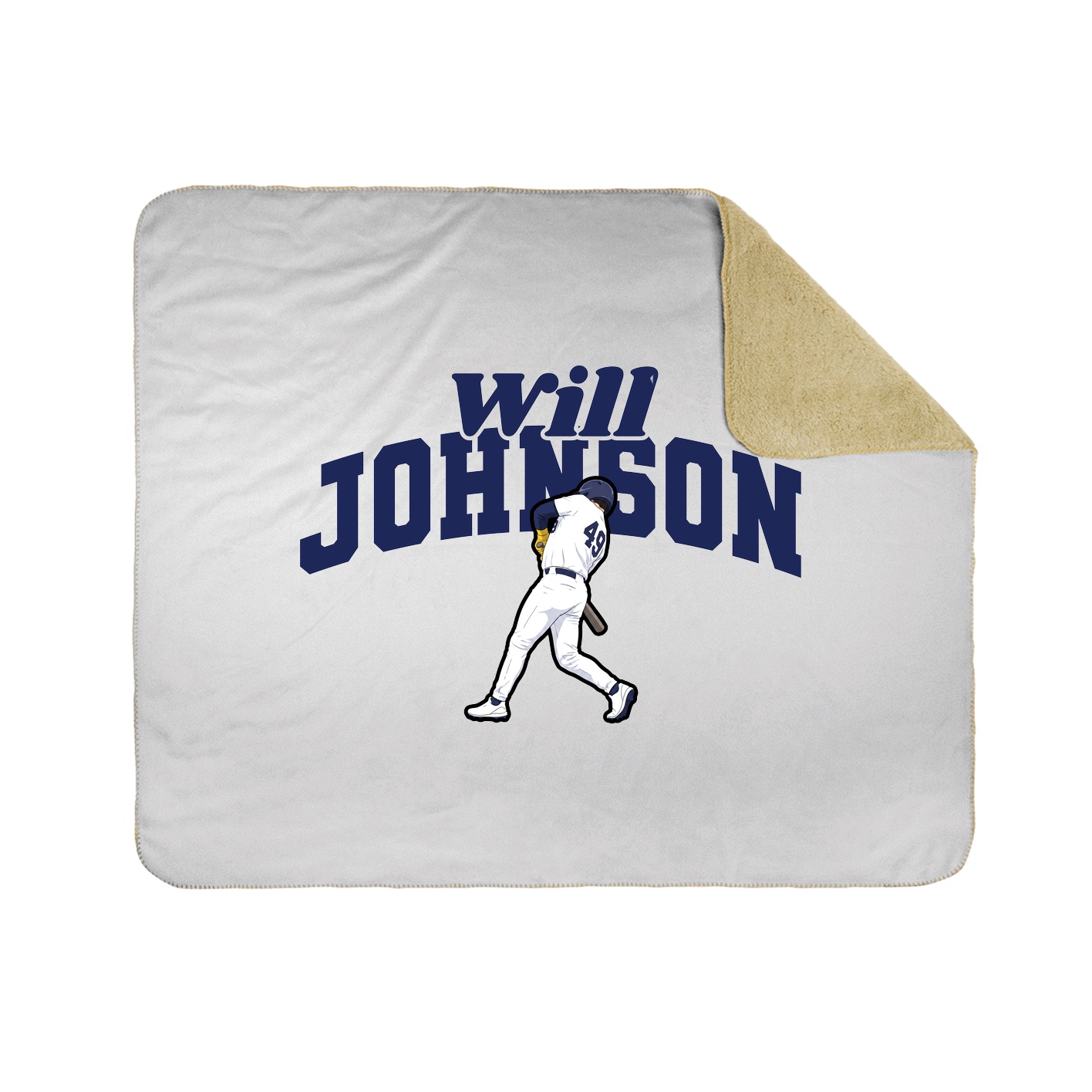 Throw Blanket — Signature Arch in White