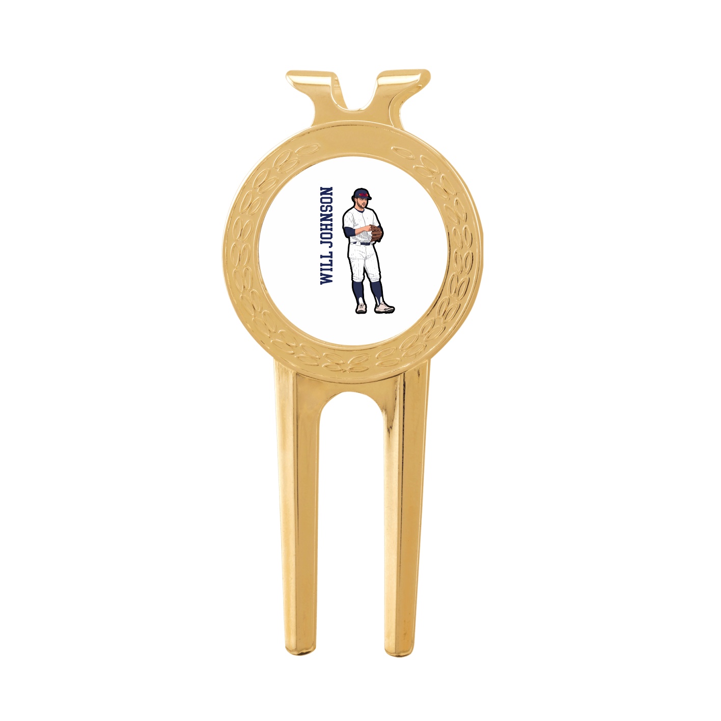 Divot Tool with Ball Marker — Name Vertical in Classic
