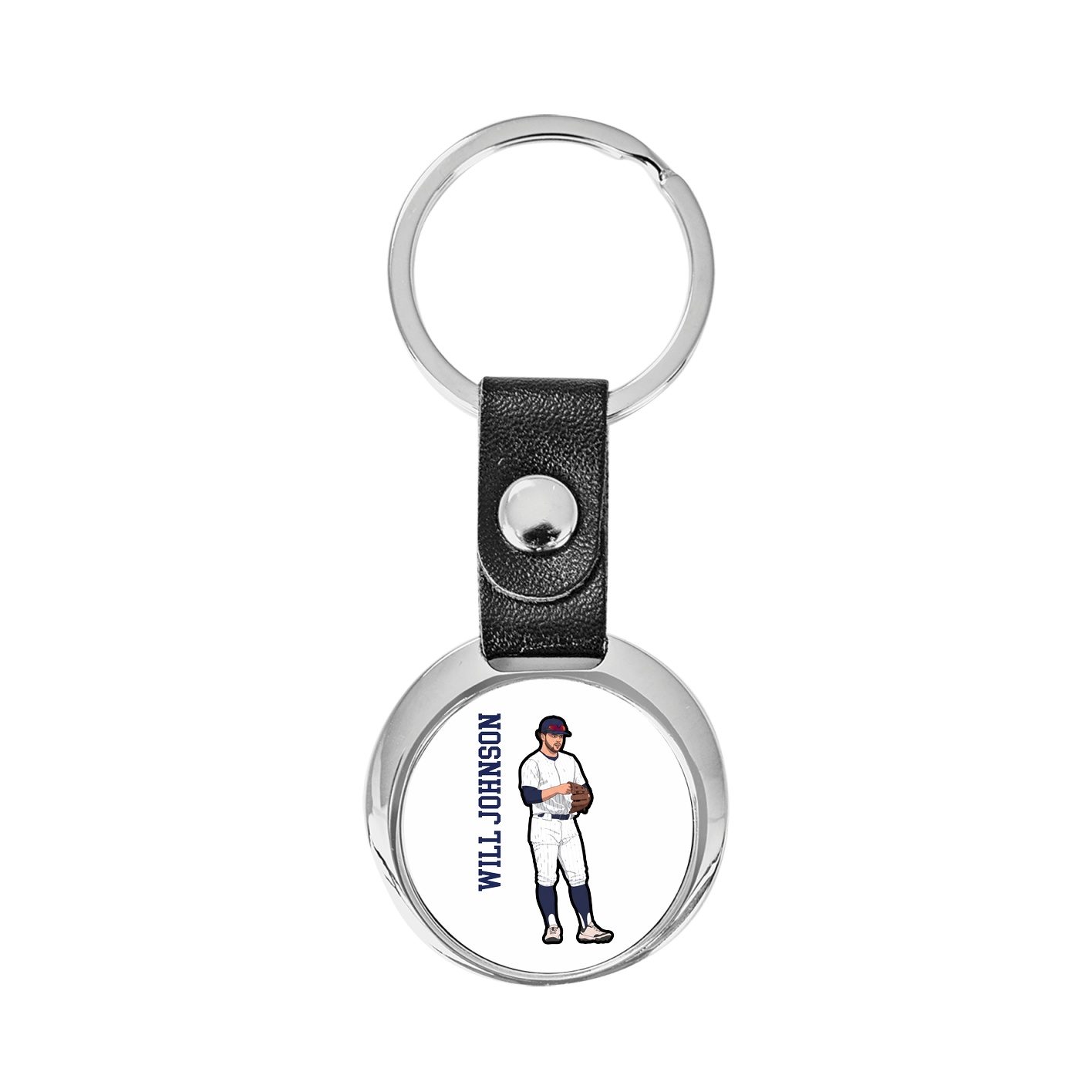 Key Chain — Name Vertical in Classic
