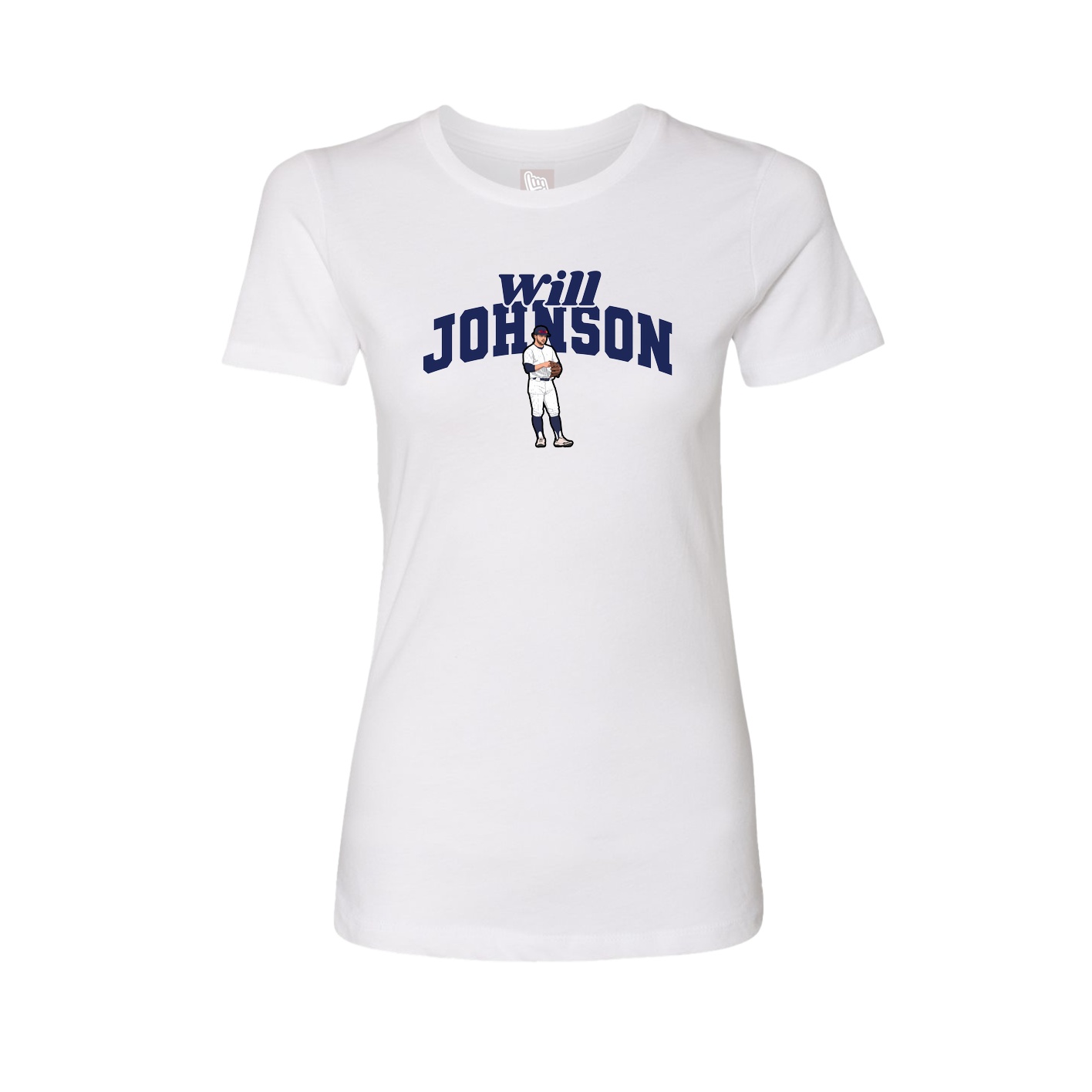Womens Tee — Signature Arch in White