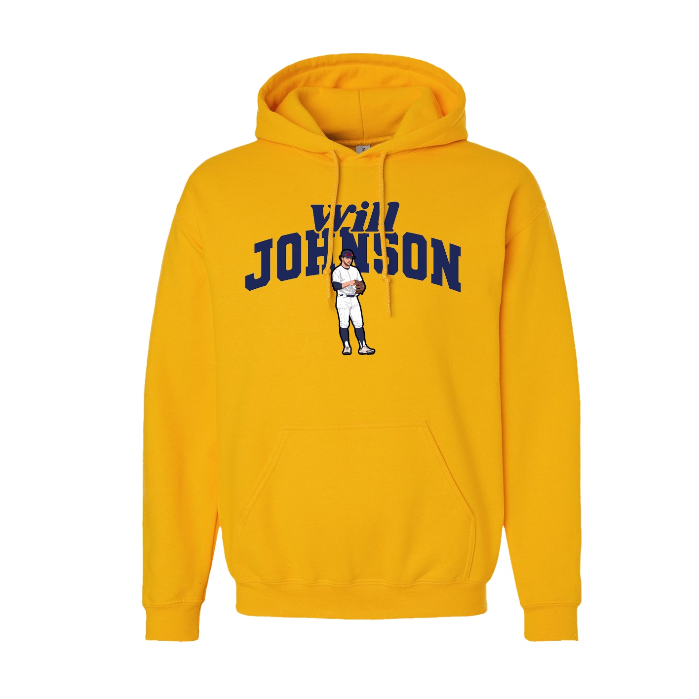 Youth Hoodie — Signature Arch in Gold