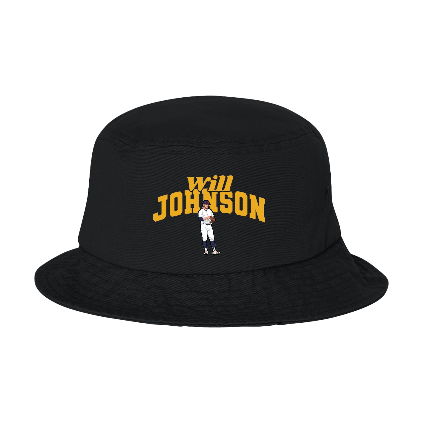 Bucket Cap — Signature Arch in Black