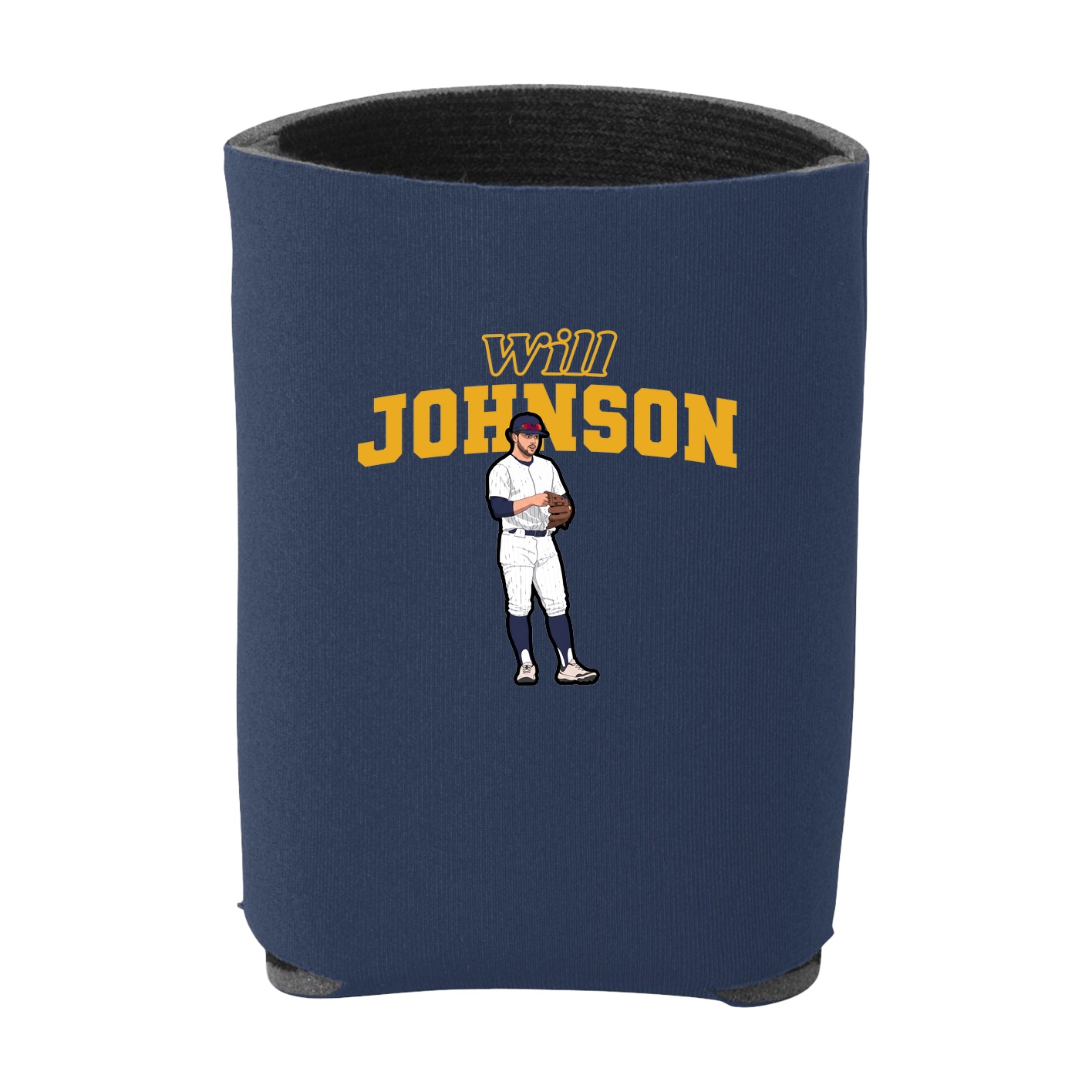 Can Holder — Name Arch in Navy